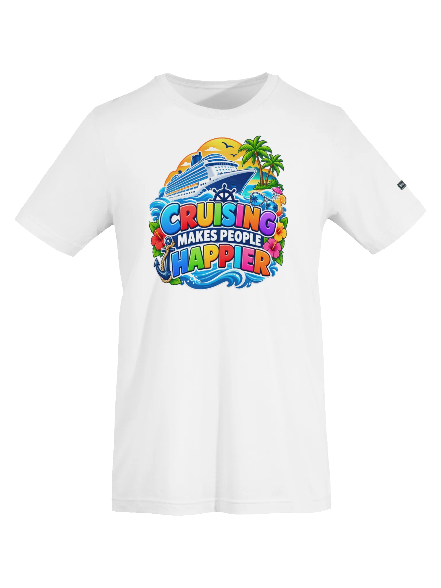 Cruising Makes People Happier T-shirt product image (65)