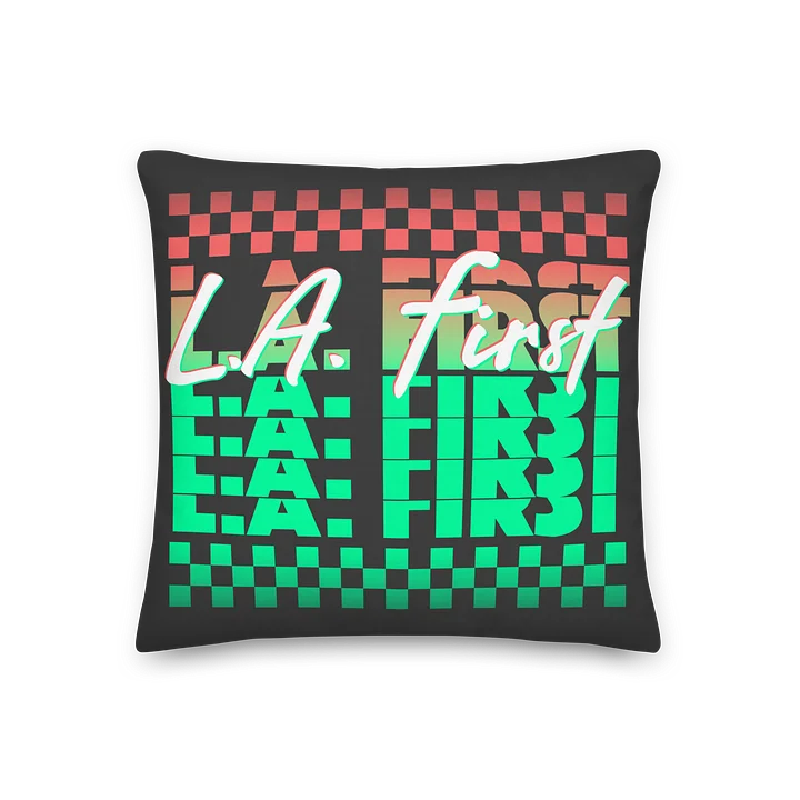 LA First (CROWDED) Pillow product image (1)