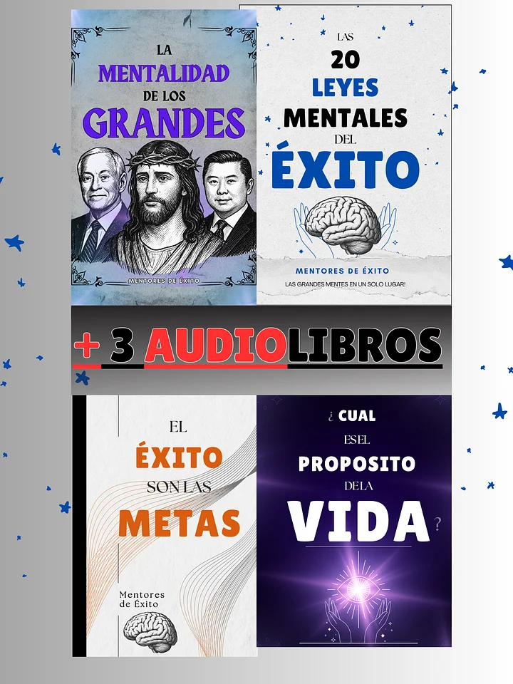 PACK: 4 Libros + 3 Audiolibros🎧 (7 Productos) product image (1)