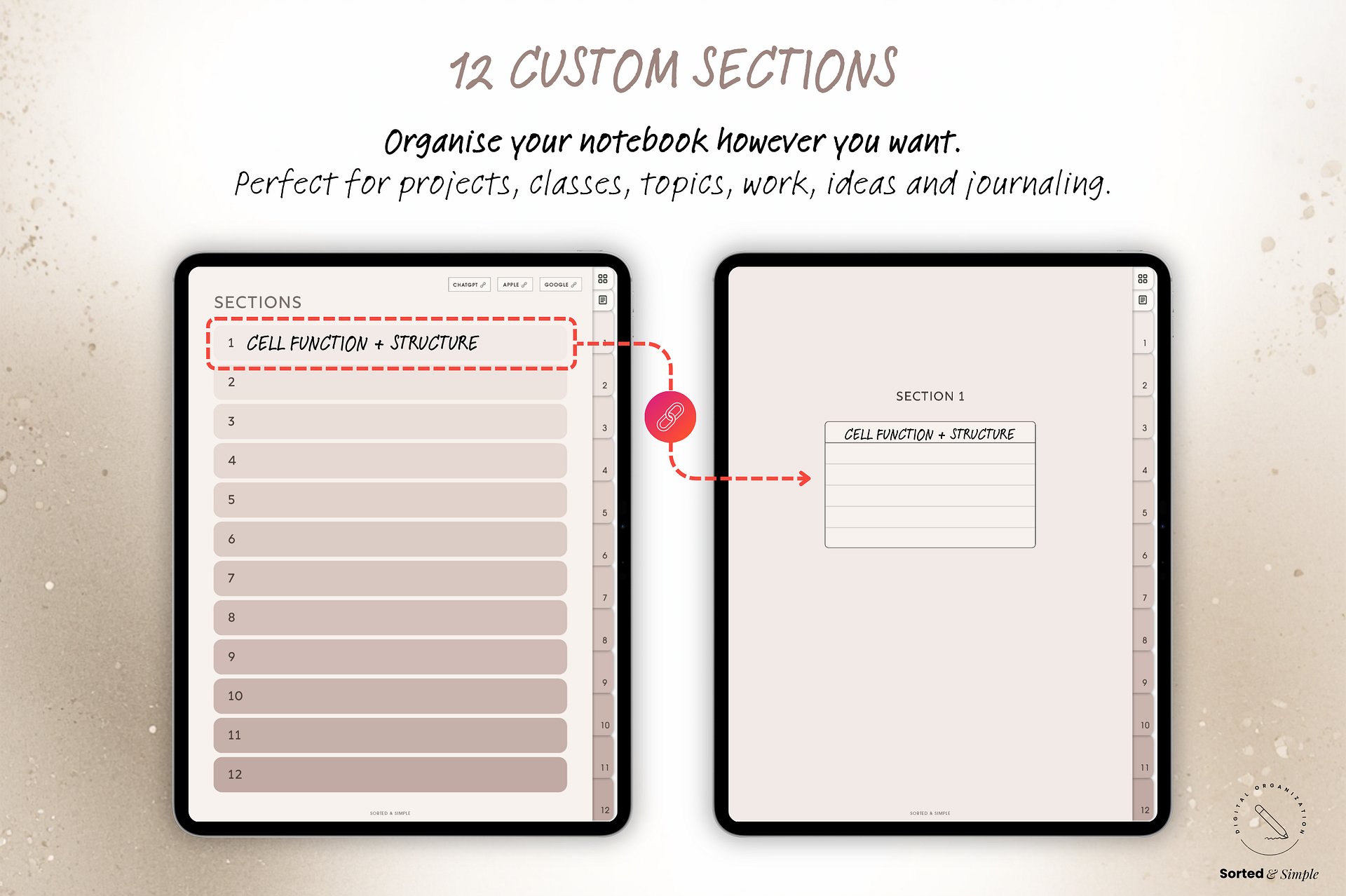 Smart Digital Notebook - Oat Beige product image (4)