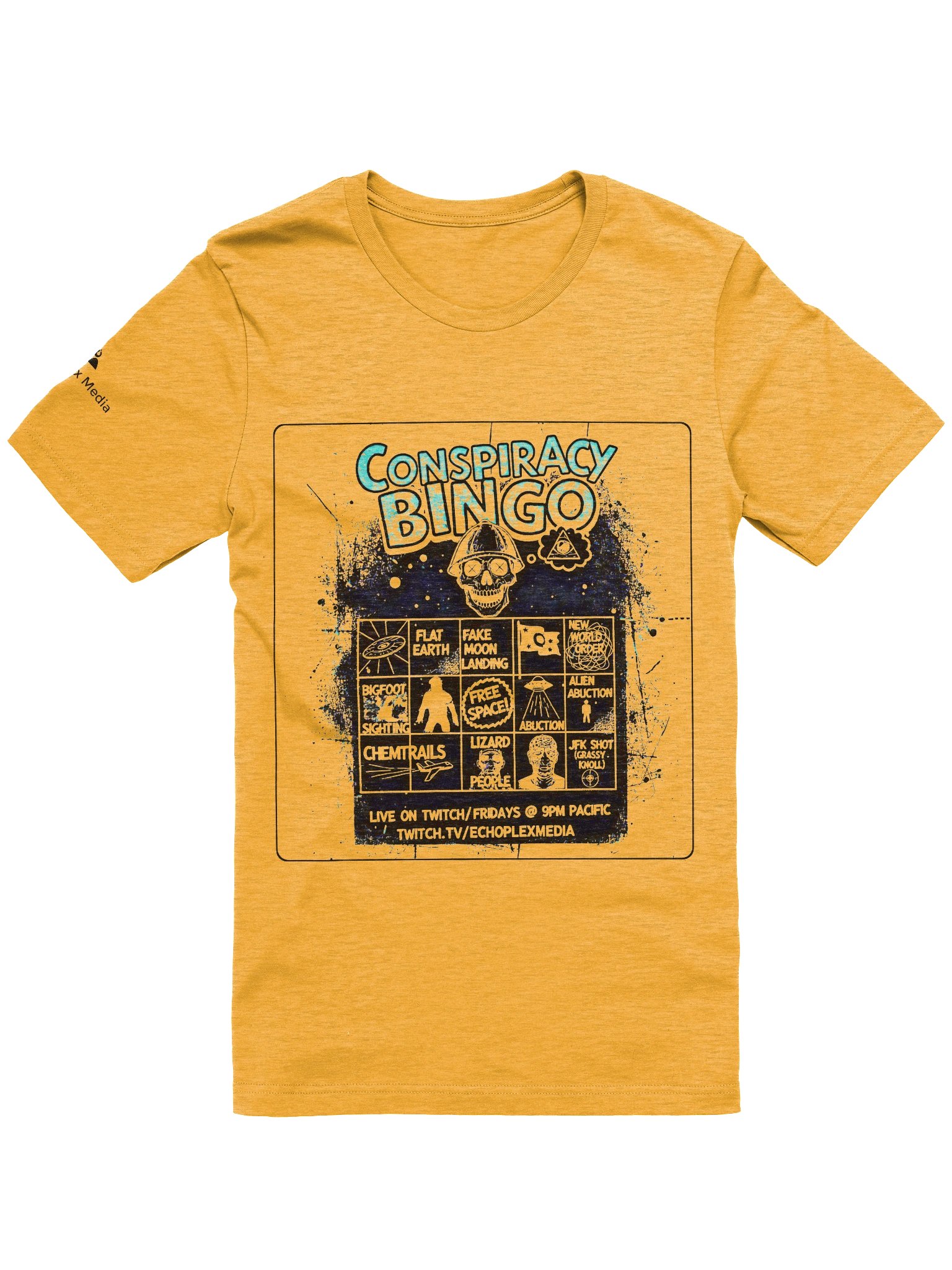 Conspiracy Bingo 2026 Tee - Light Colors product image (1)