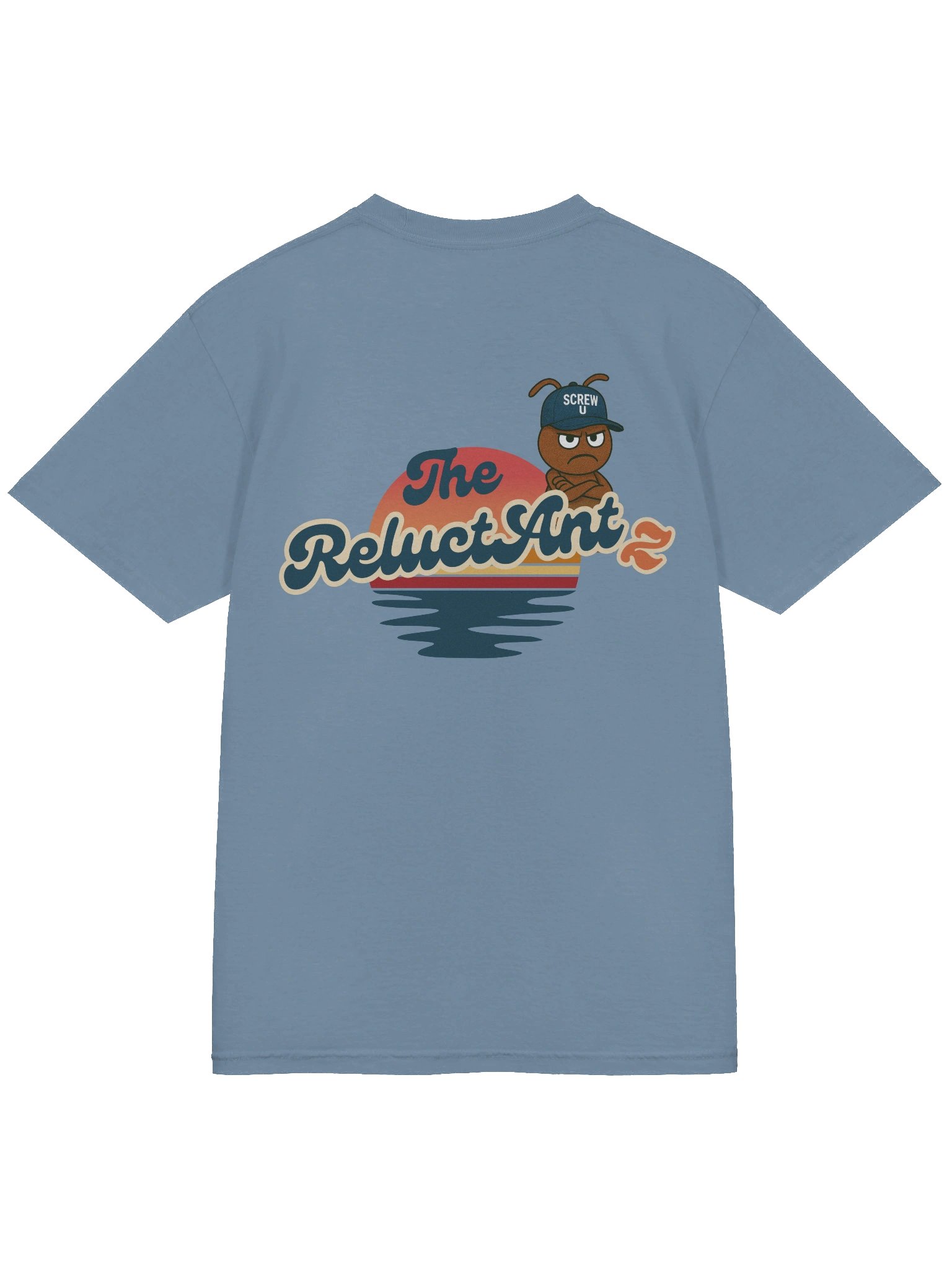 Screw U T-Shirt by The ReluctAntz - Ice Blue product image (5)