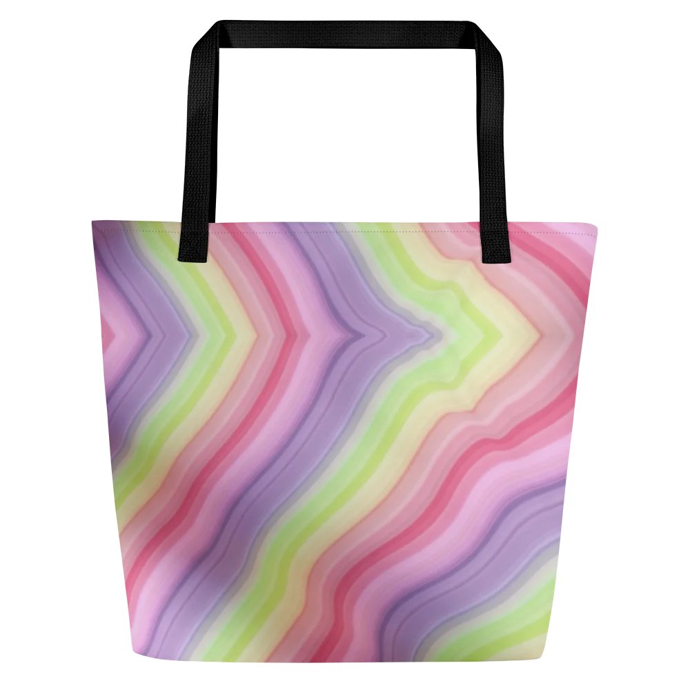 Vibrant Wave All-Over Tote Bag product image (3)