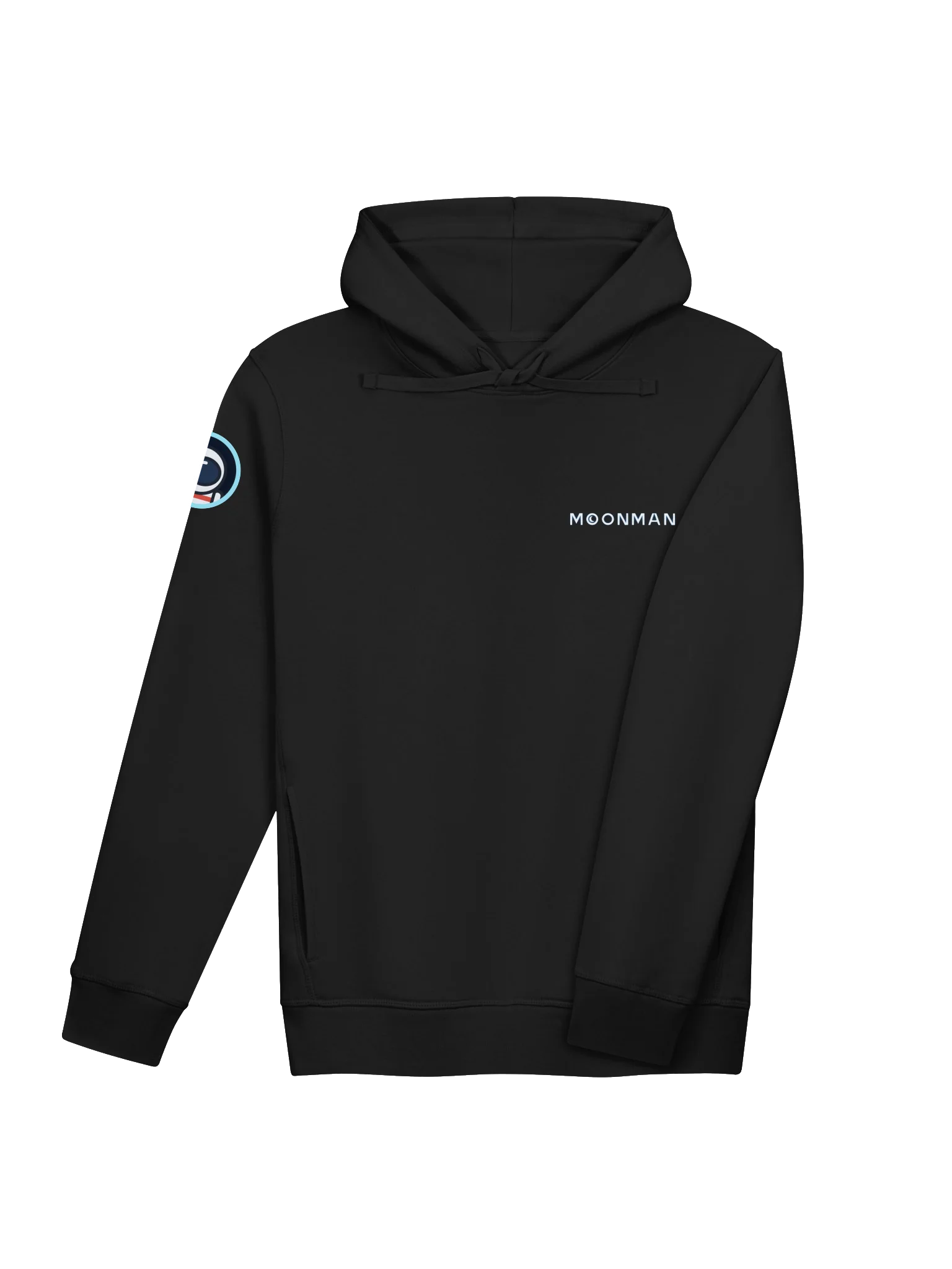 MoonMan Hoodie, Wordmark Front Logo Sleeve product image (4)