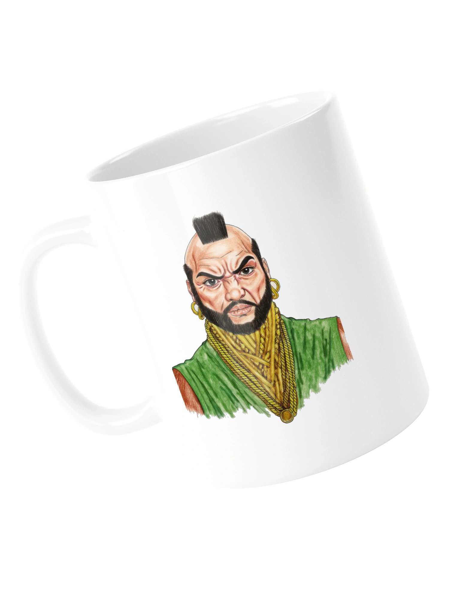 Gold Chains & Attitude — Character Portrait Mug product image (13)