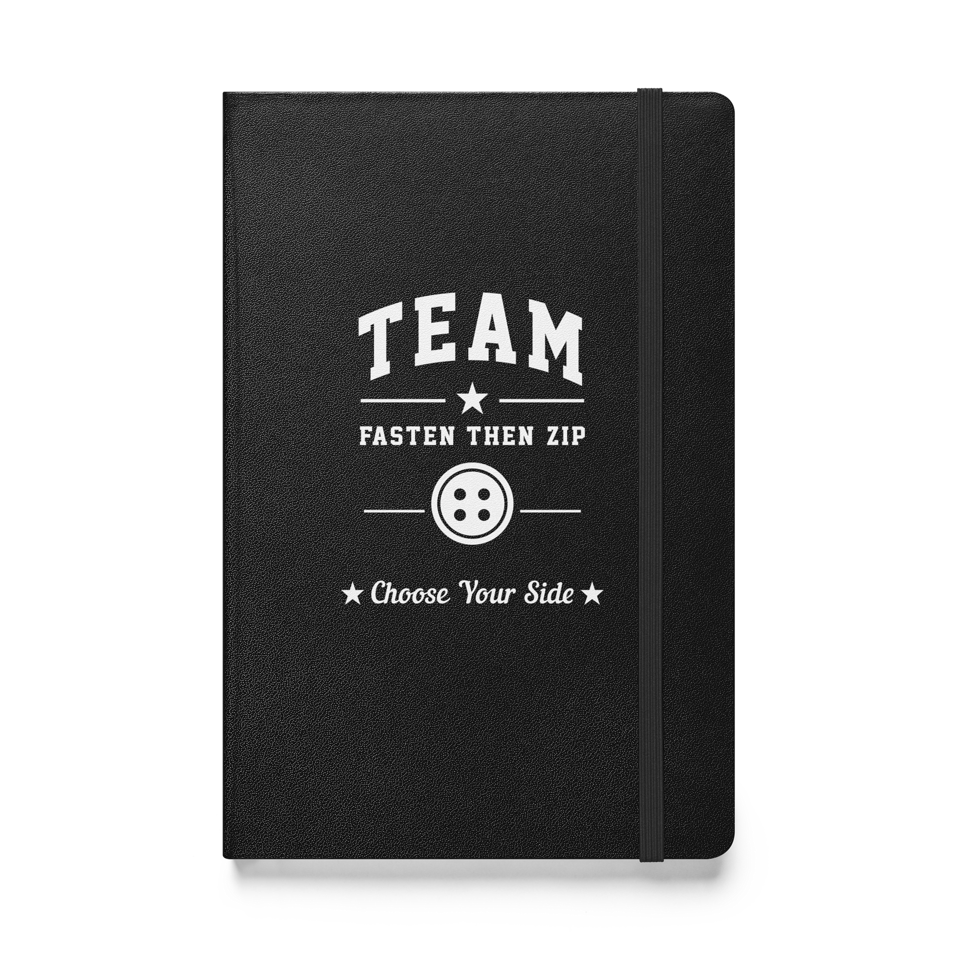 Team Fasten Then Zip Hardcover Notebook product image (1)
