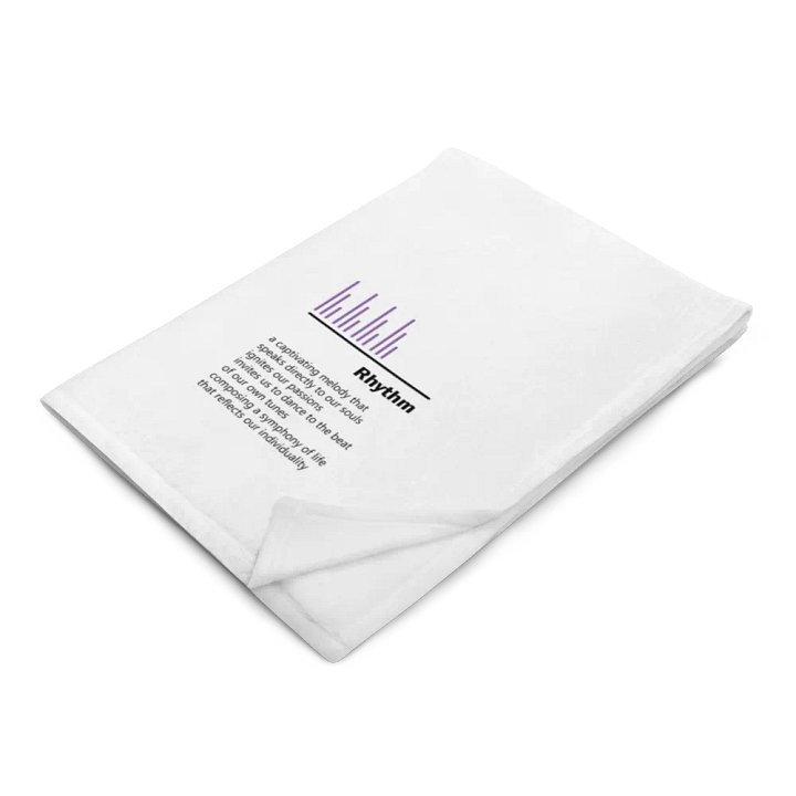 rhythm blanket - purple line product image (1)