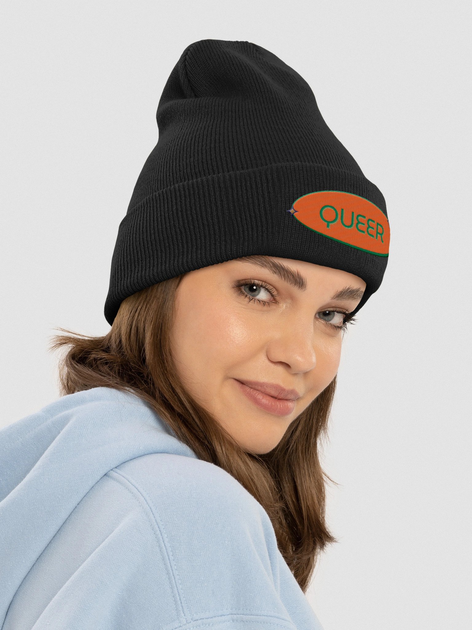 Queer Sparkle Cuffed Beanie product image (24)