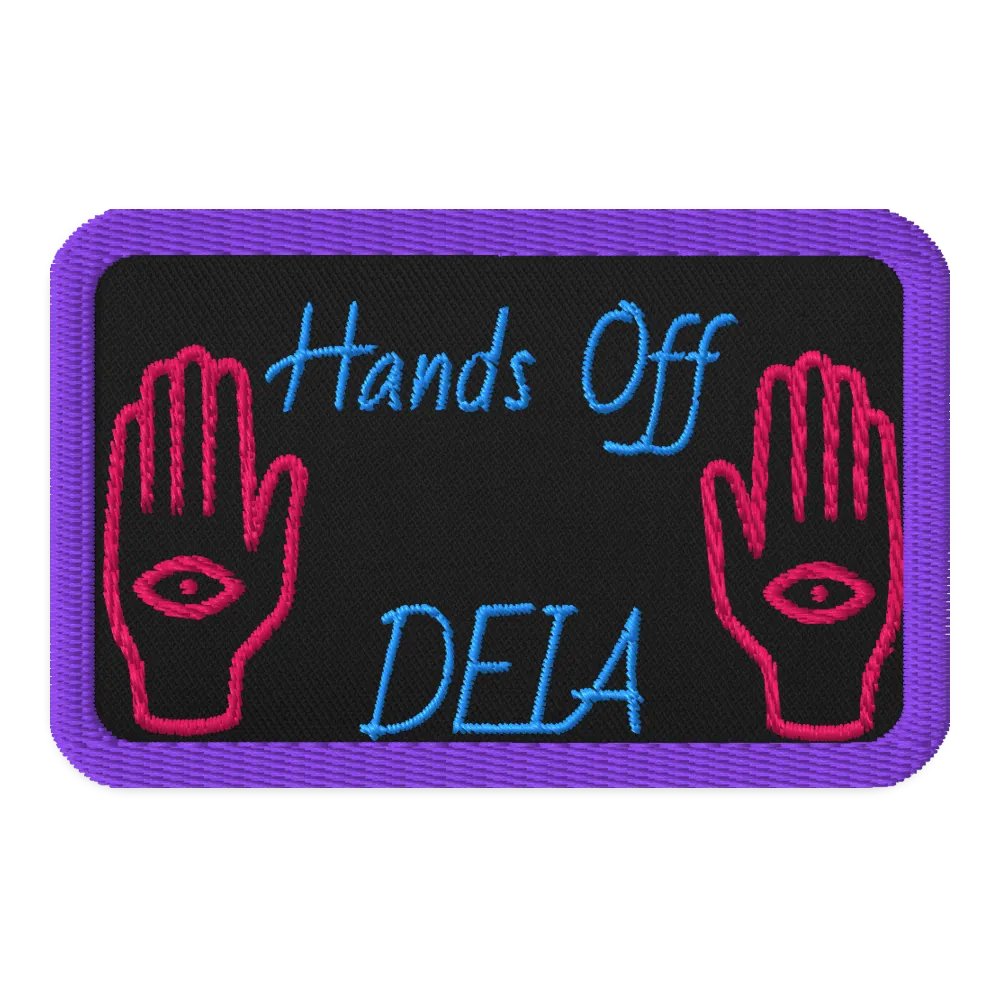 Hands Off DEIA, HOD, Rectangle Patch product image (1)