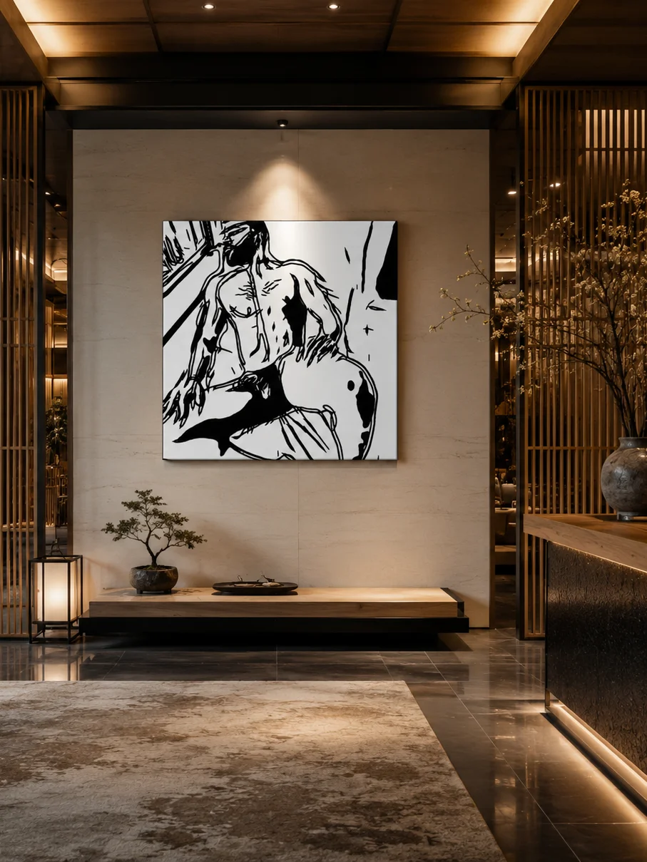 Quiet Contemplation wallart - Canvas wall art product image (2)