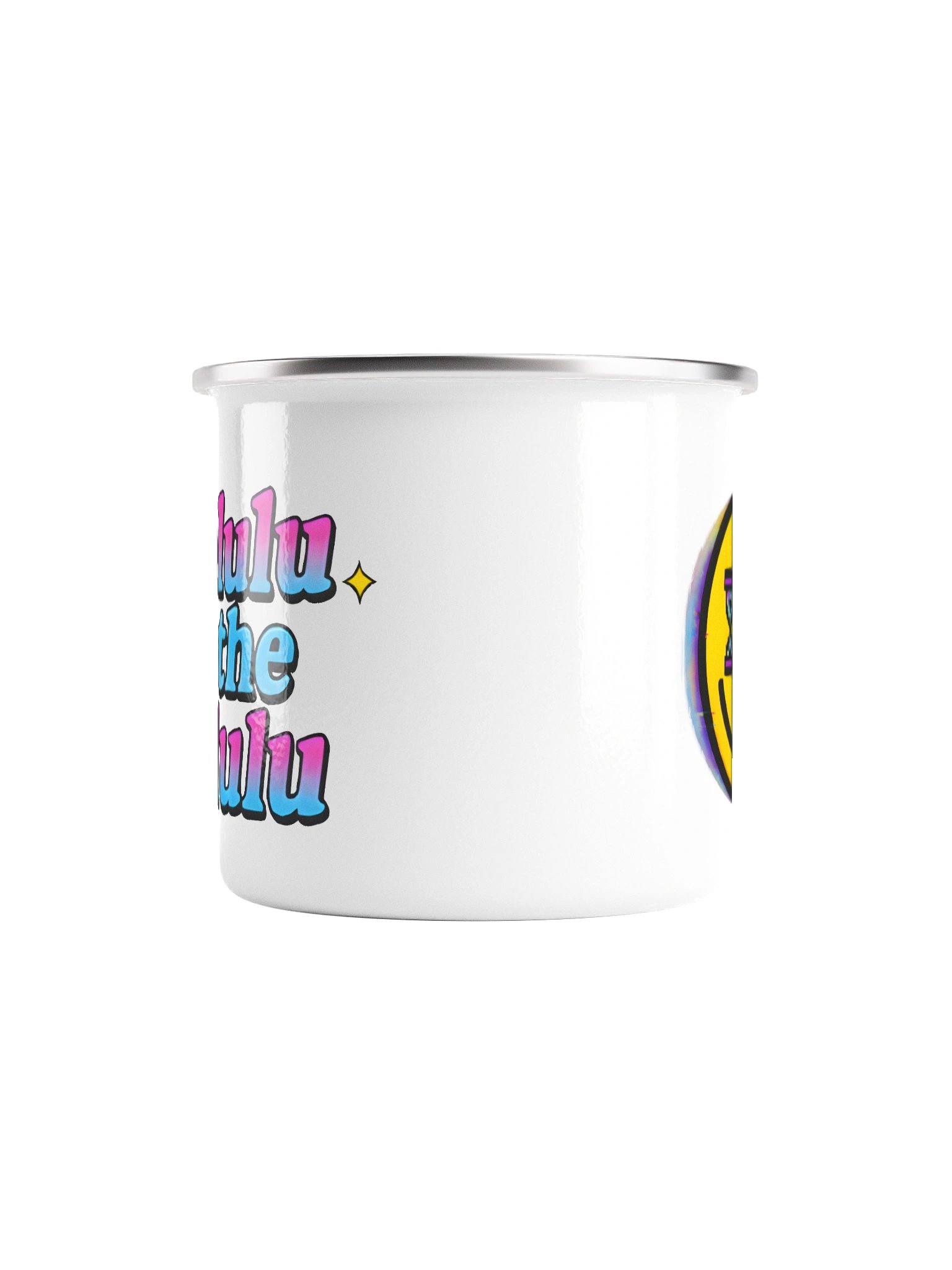 Delulu is the Solulu Enamel Mug product image (2)