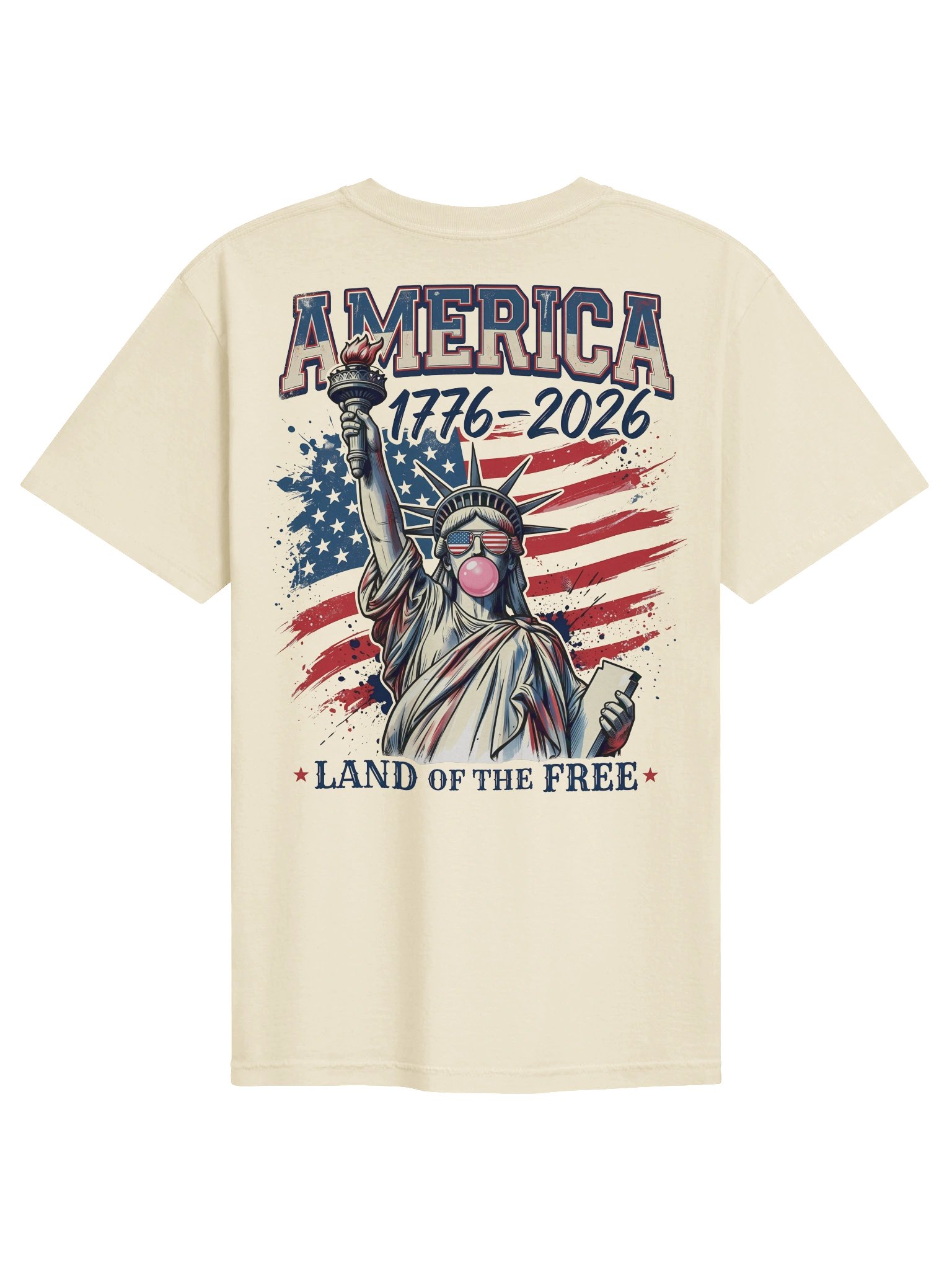 America 1776-2026 Shirt, Statue of Liberty Comfort Colors Tee, Land of the Free Fourth of July Shirt, USA 250th Anniversary product image (27)