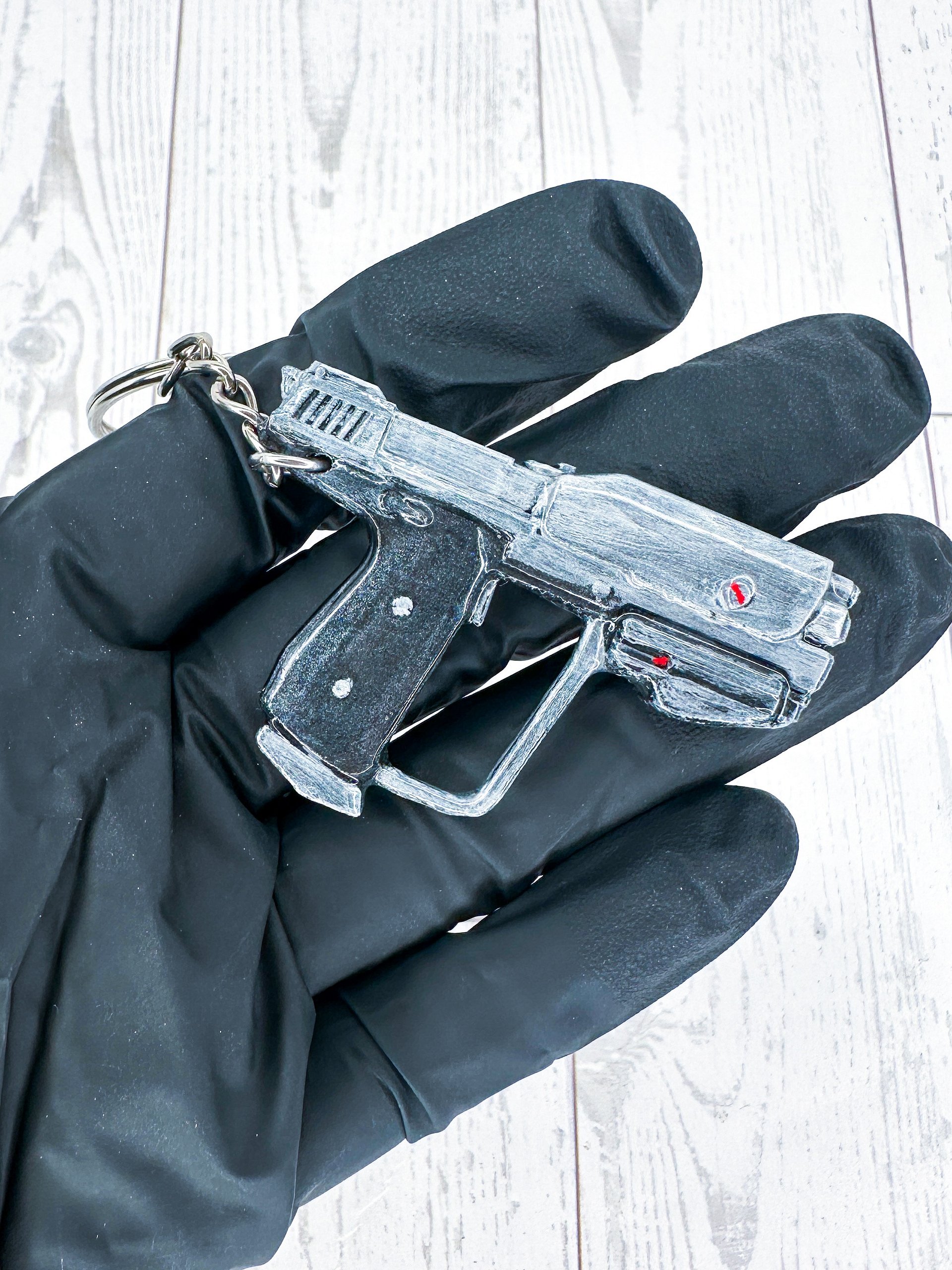Hand Made Halo Inspired M6G Magnum Pistol Keychain Master Chief Retro Gaming product image (4)