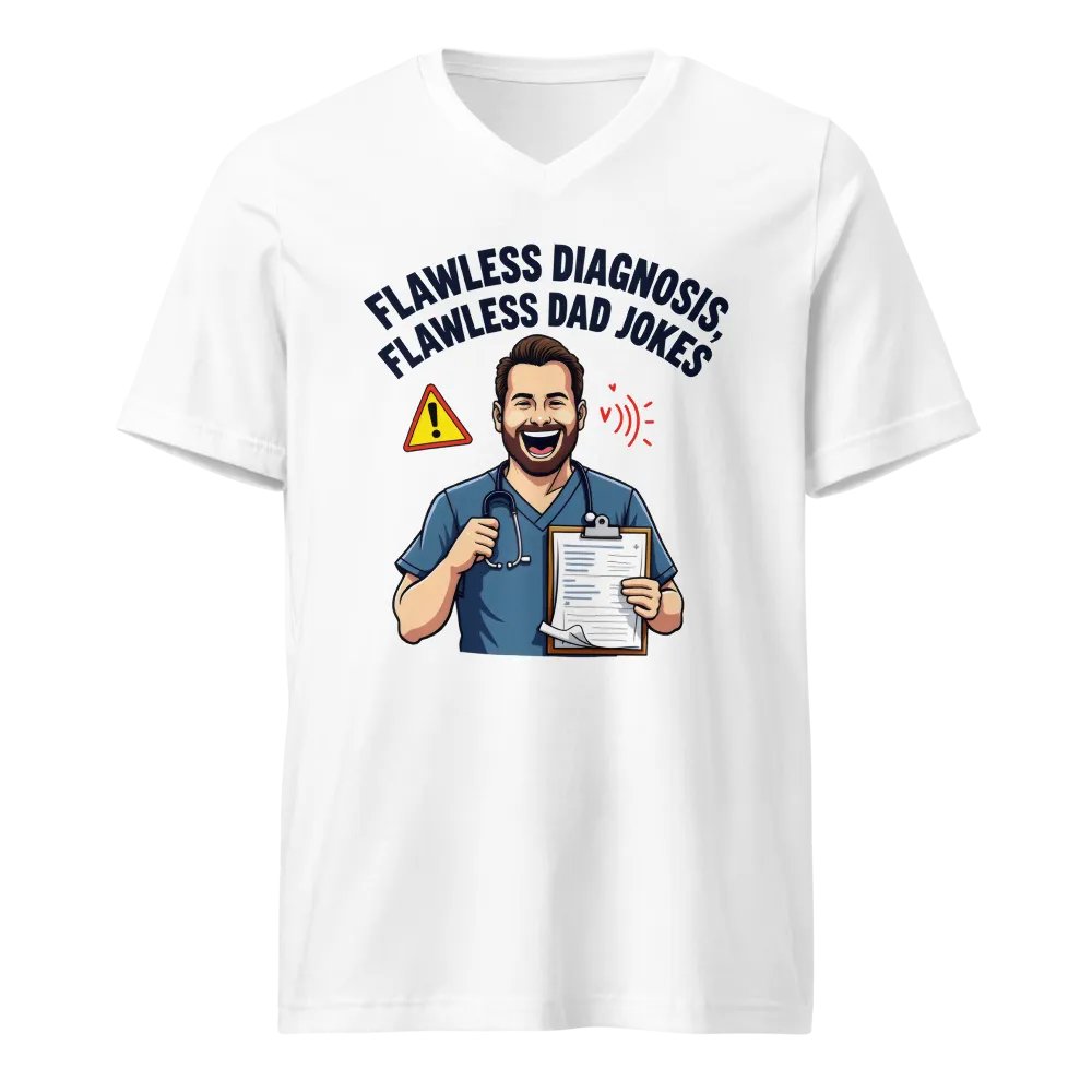 Flawless Diagnosis V-Neck Tee product image (1)