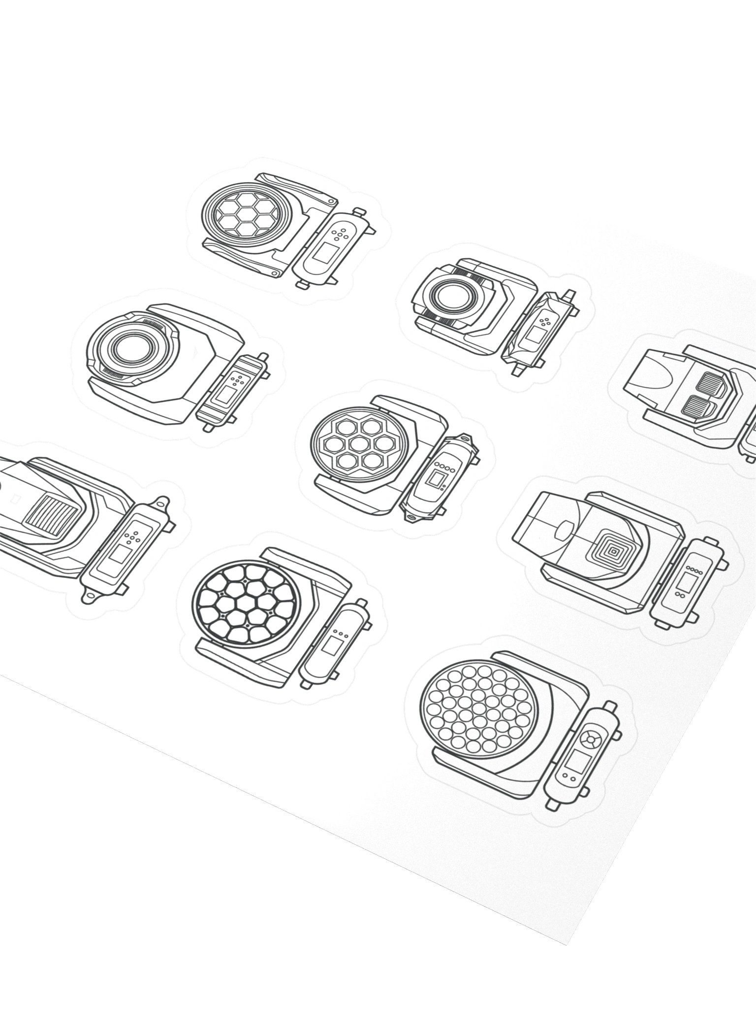 Fixture Fleet // Technical Sticker Sheet product image (3)