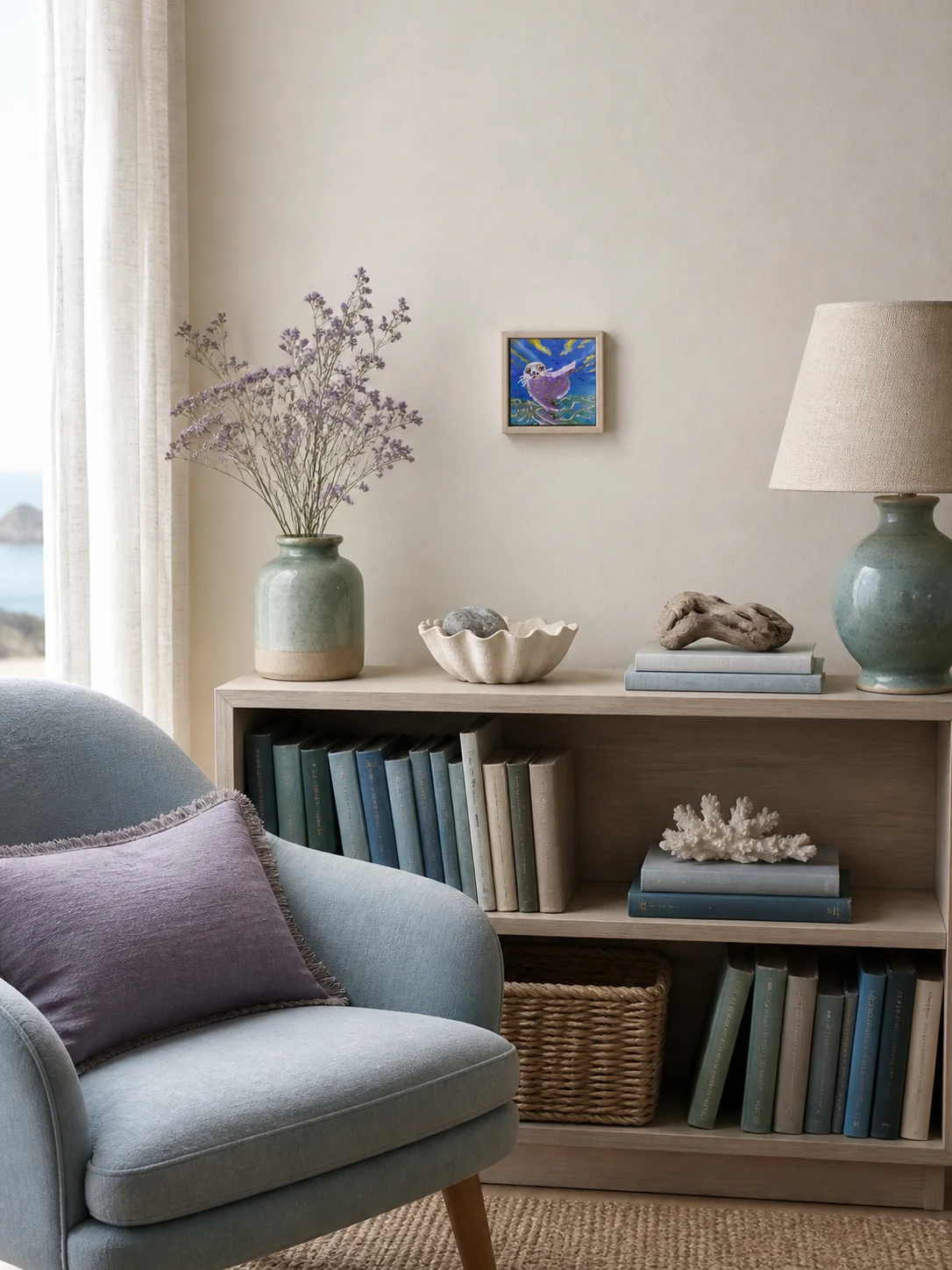 Seal Beneath the Waves — One-of-a-Kind Original Painting product image (2)