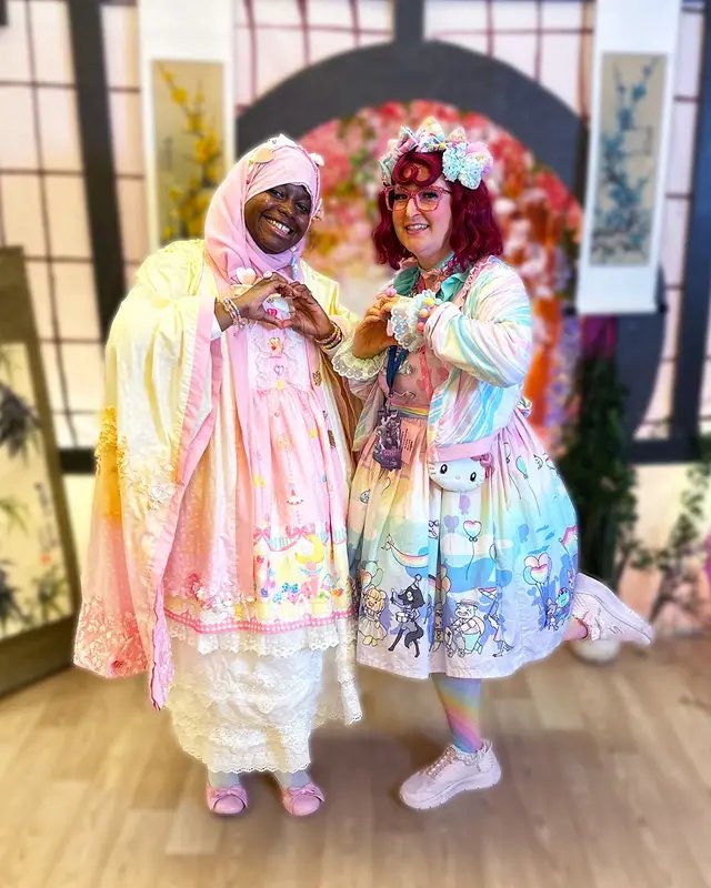 Thank you to all the wonderful people I met at @otakonpics, and who made that day really special!   Some of these amazing pictures are from @jadeisland / @pinkenergyproduction , please check out her work!   #otakon2026 #otakon #lolitafashion