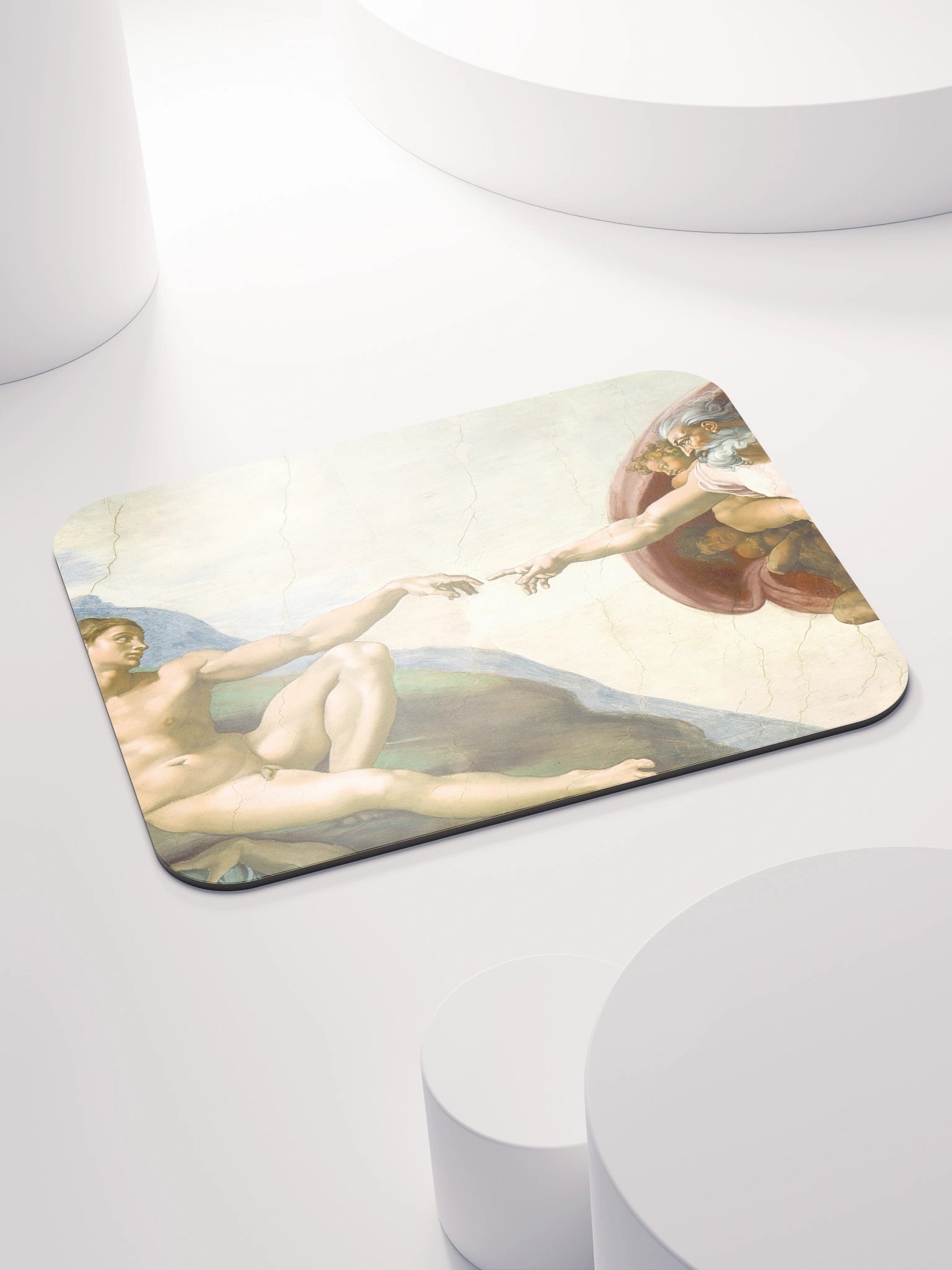 Michelangelo – The Creation of Adam (Sistine Chapel) Mouse Pad product image (4)