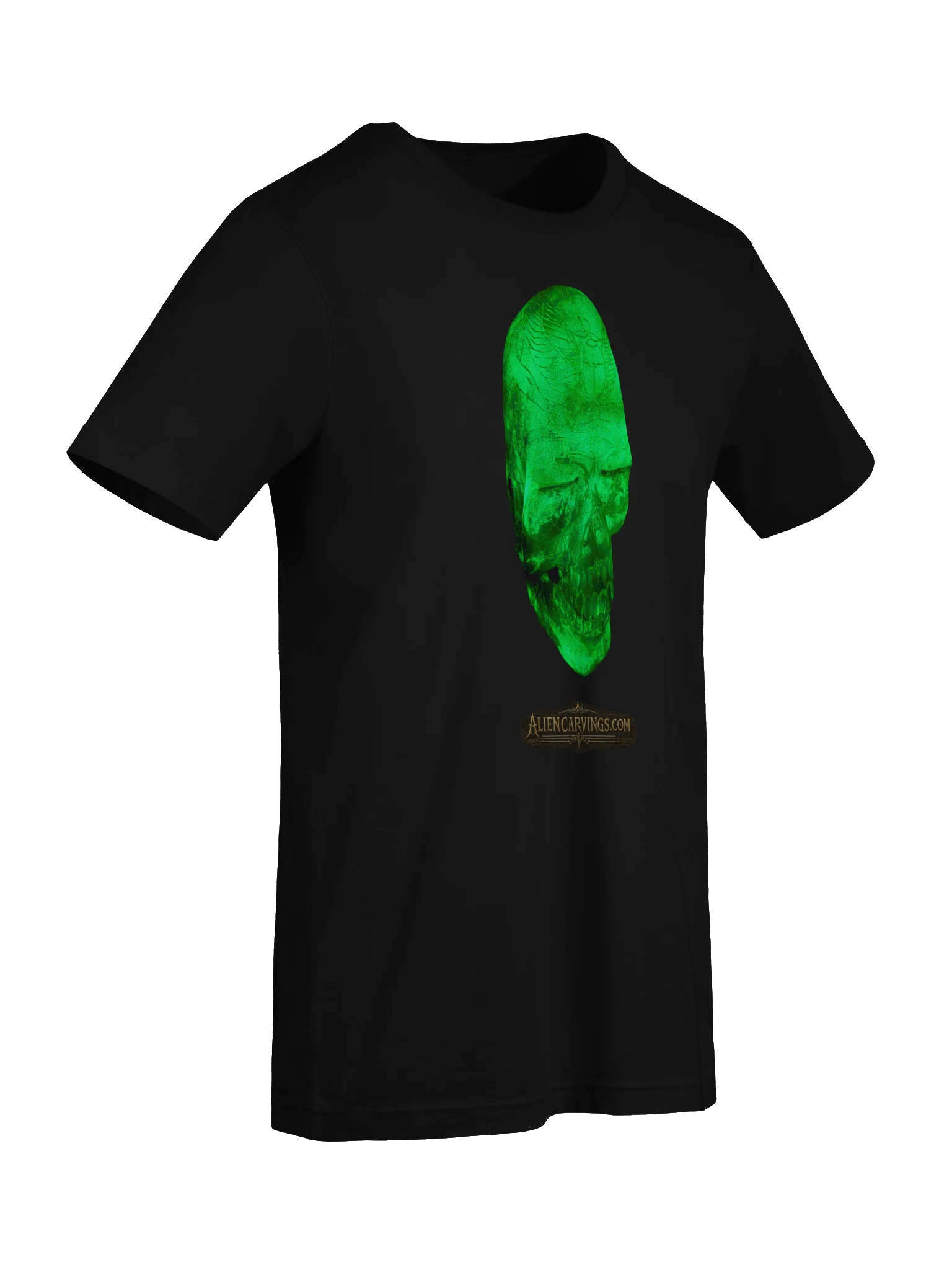 Aliencarvings.com UV Skull Lightweight T-Shirt product image (7)