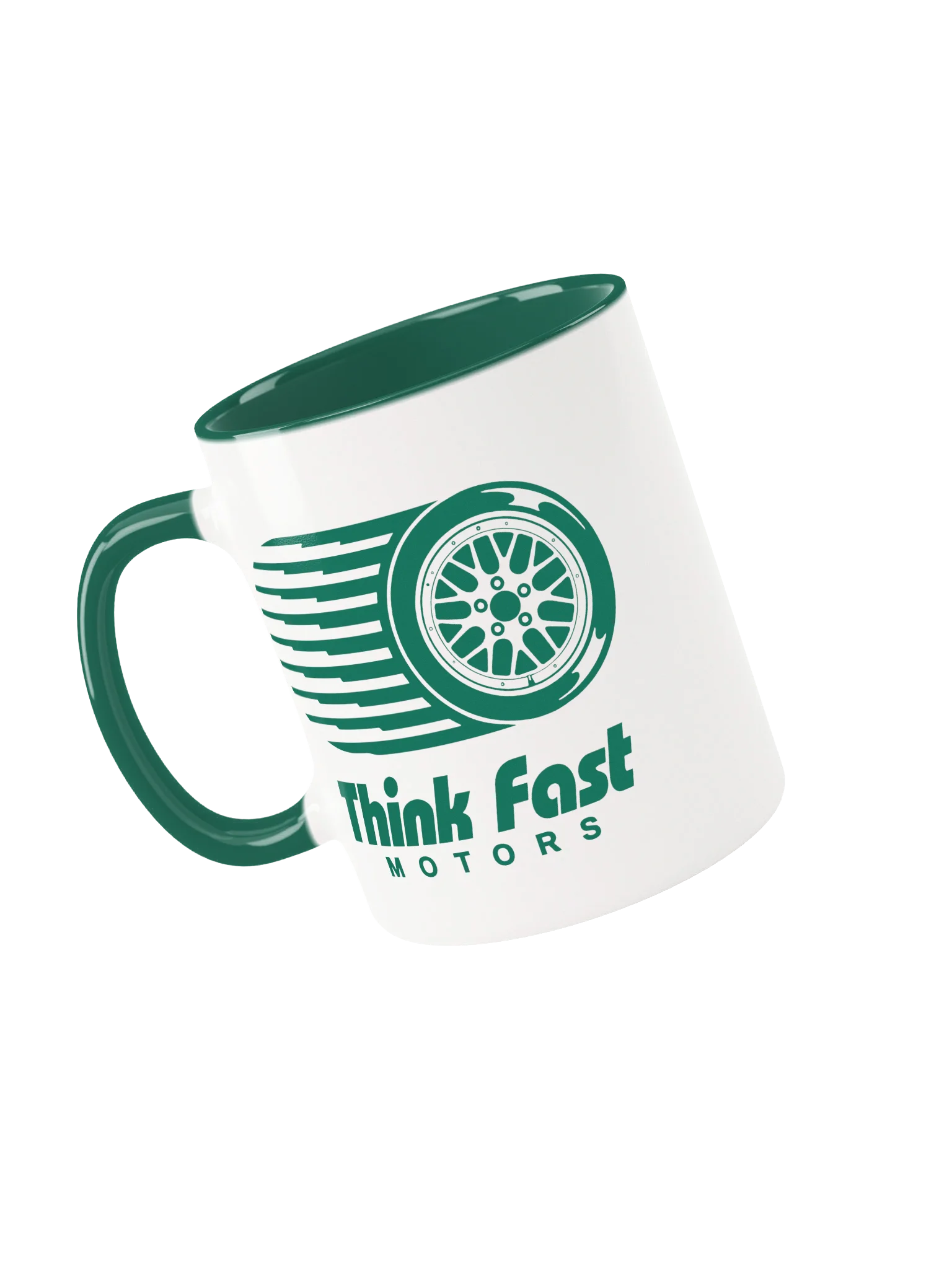 Think Fast Motors Mug - Green product image (3)