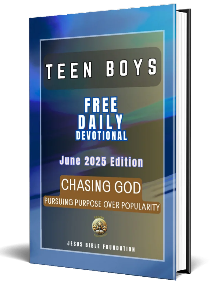 Teen Boys Free Daily Devotional June 2025 Edition: Chasing God Pursuing Purpose Over Popularity product image (1)