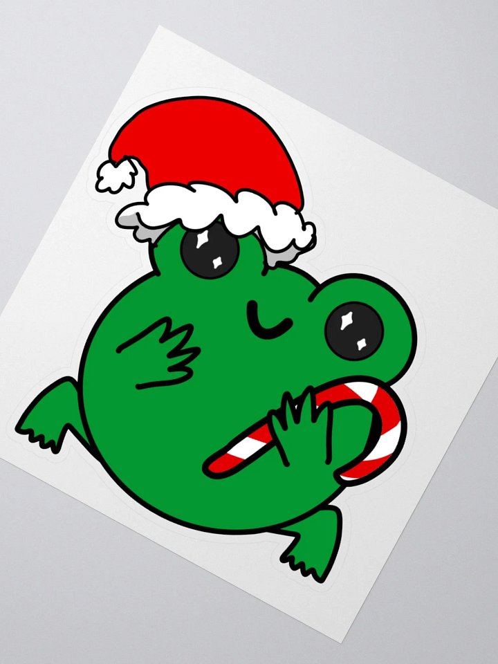 Holiday Frog Sticker product image (6)