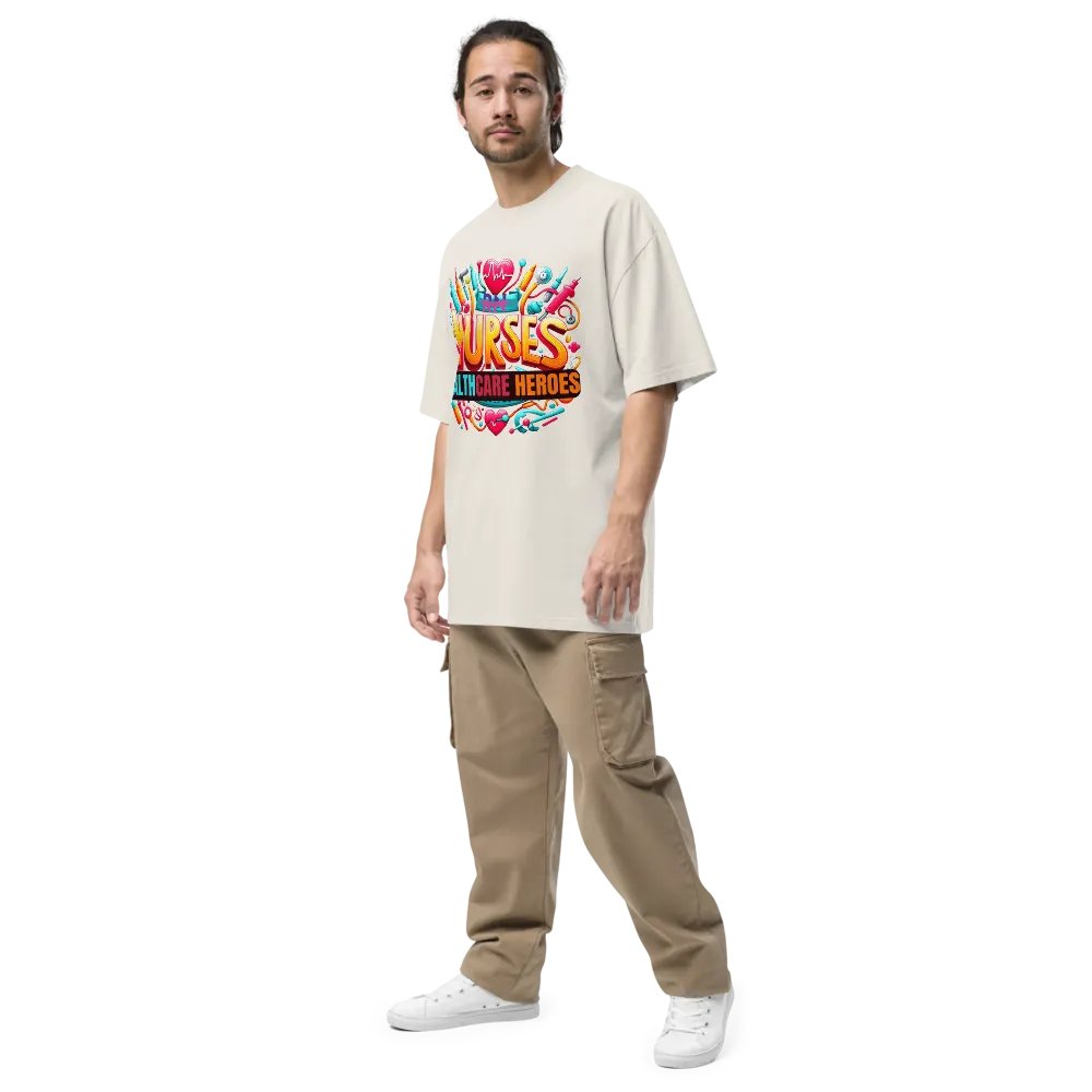 Healthcare Heroes Tribute Oversized T-Shirt product image (5)