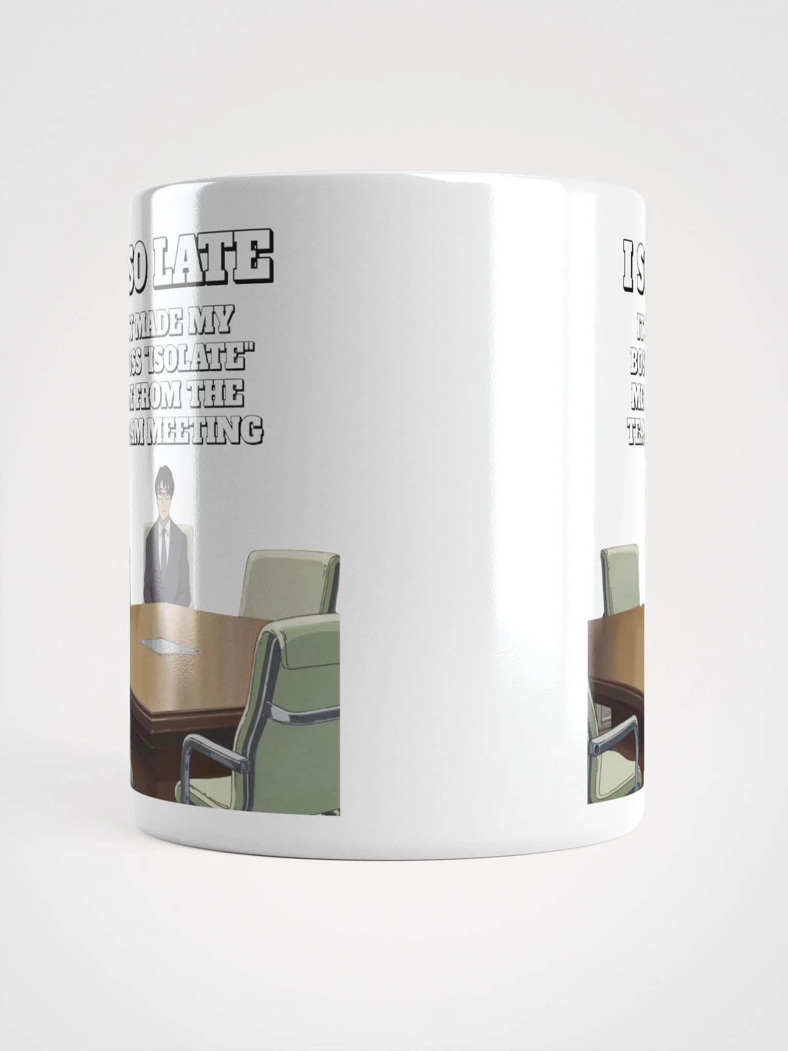 I So Late - Funny Wordplay White Coffee Mug product image (17)