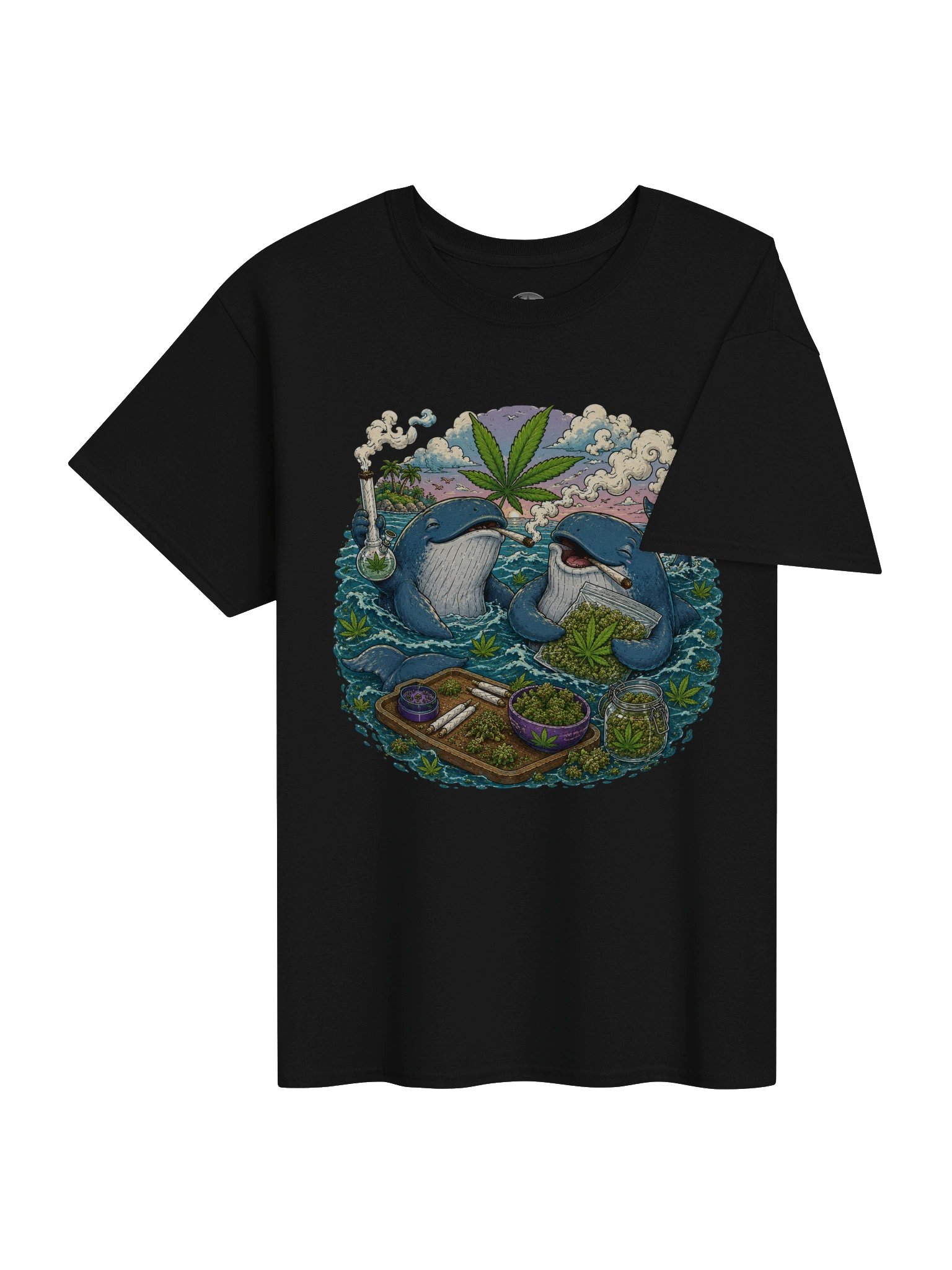 Stoner Whales Graphic Tee product image (4)