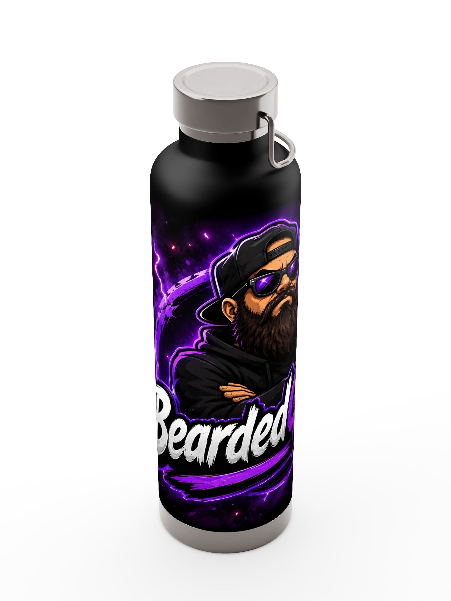 Bearded Grumpy Electric Logo Bottle product image (6)