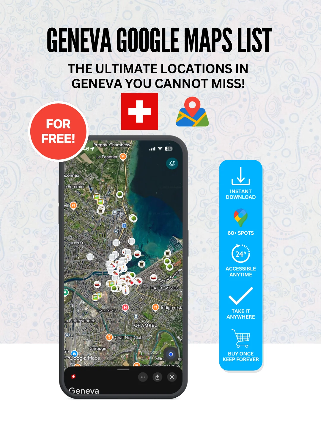Geneva Mini Guide + FREE Google Maps List (60+ LOCATIONS) product image (3)