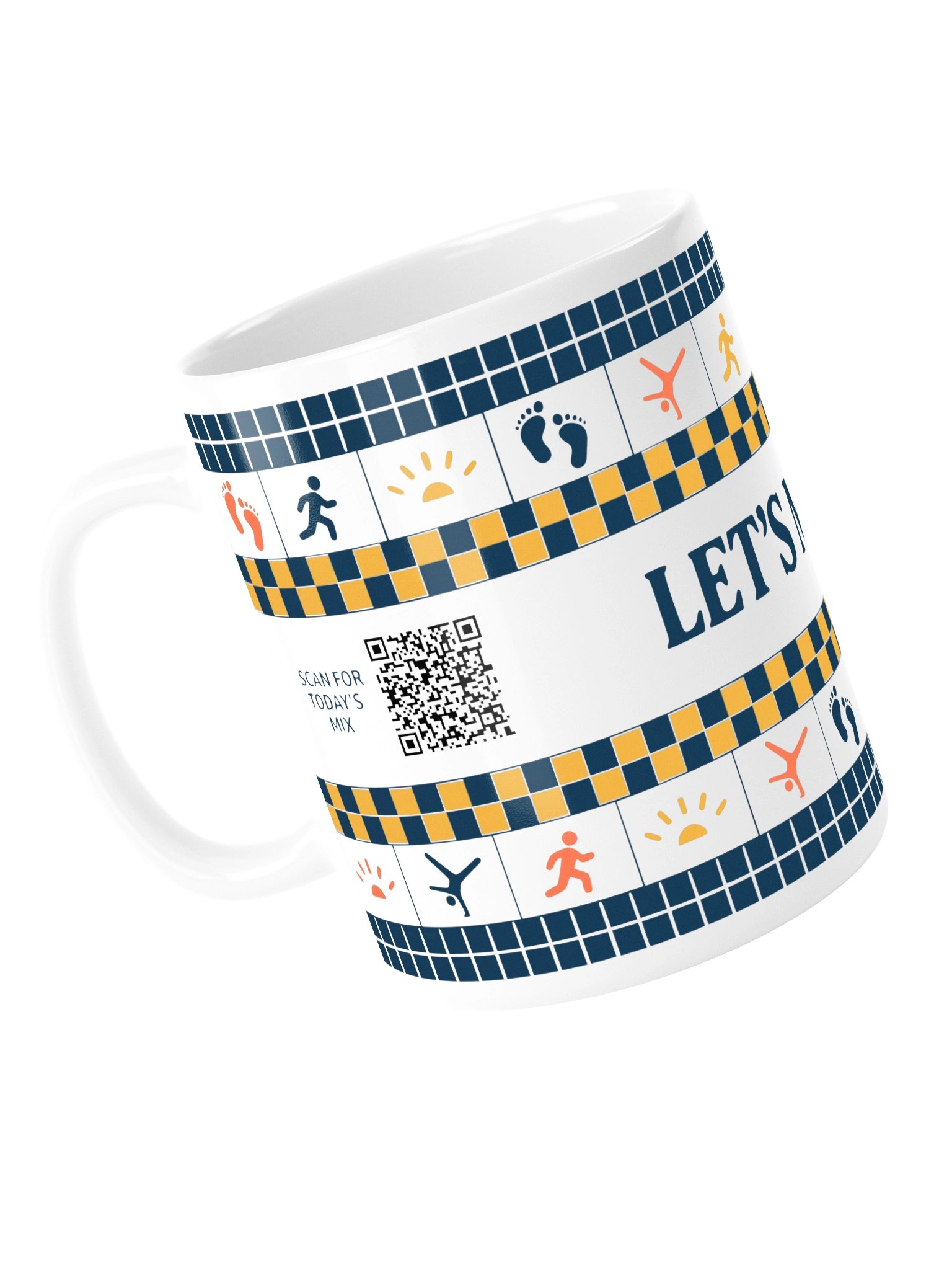 Let’s Move a Little Mug | Tiles product image (5)