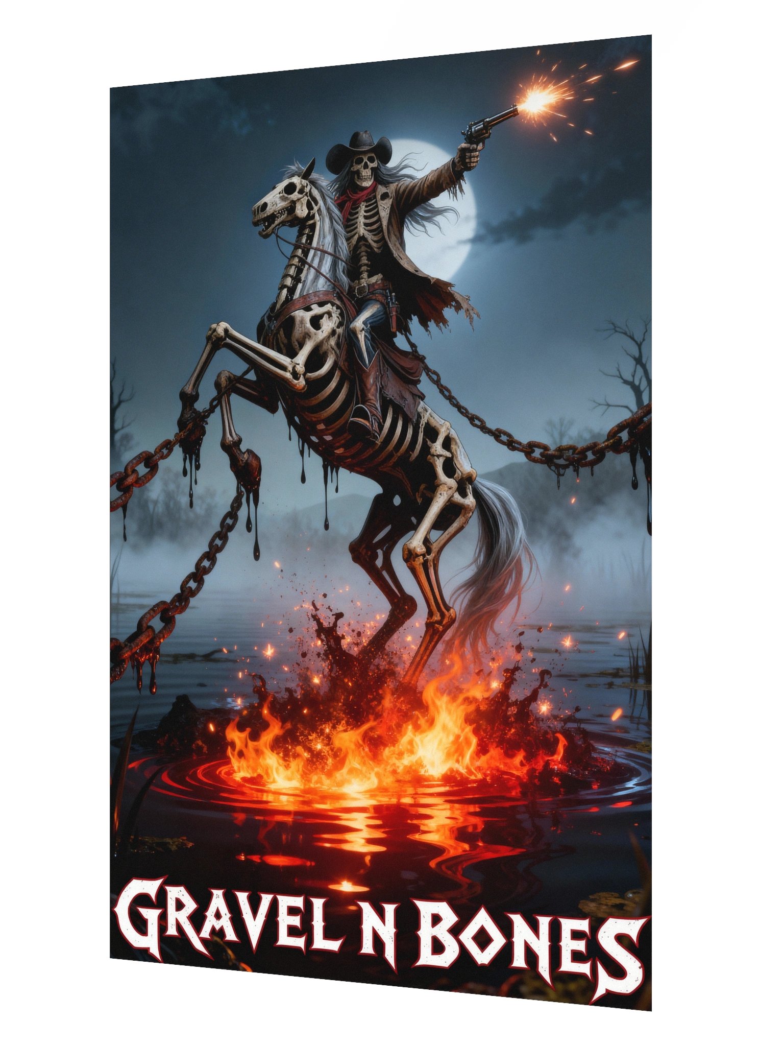 Gravel N Bones – The Damned Still Ride Poster product image (2)