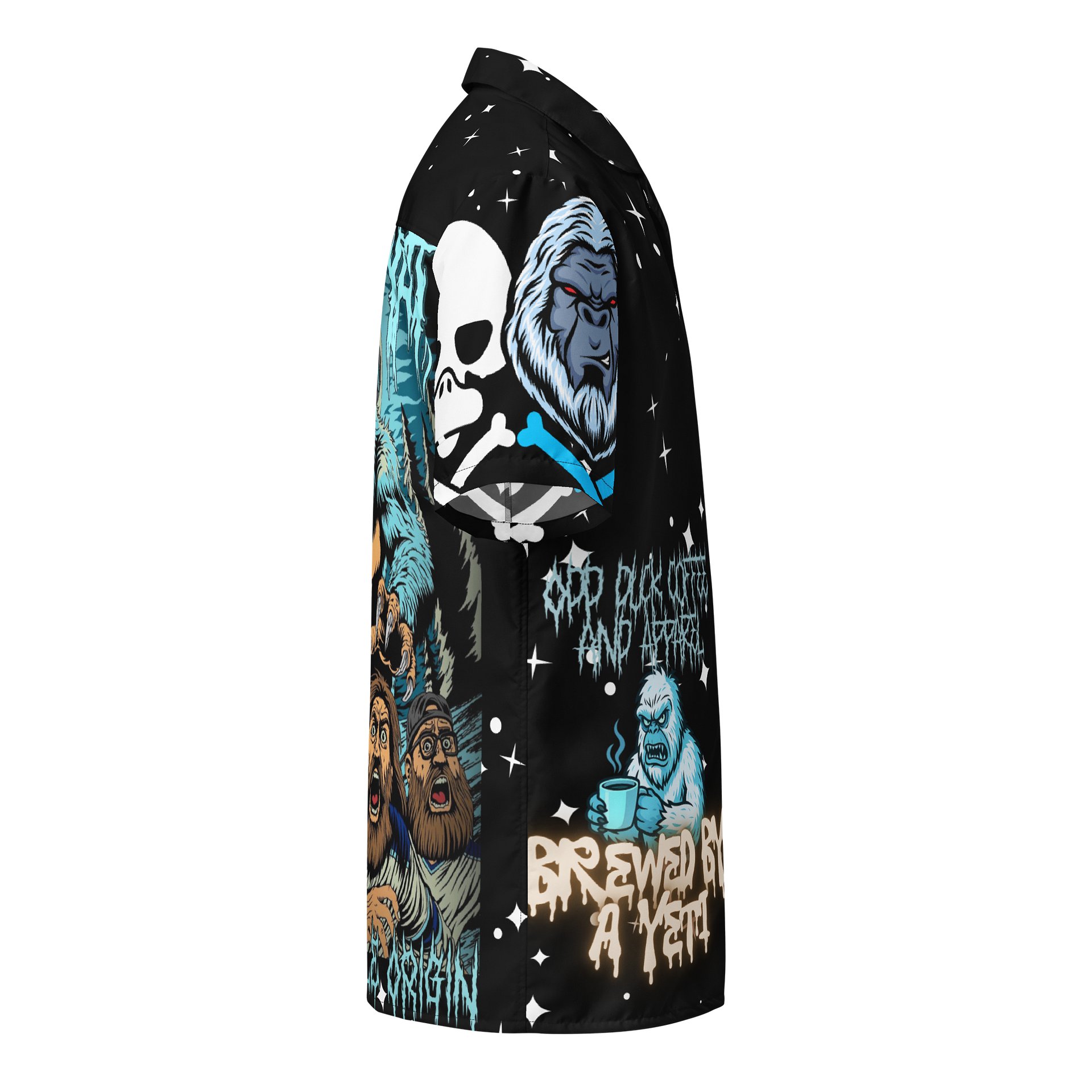 Killed by a Yeti Brewed by a Yeti Hawaiian Shirt product image (4)