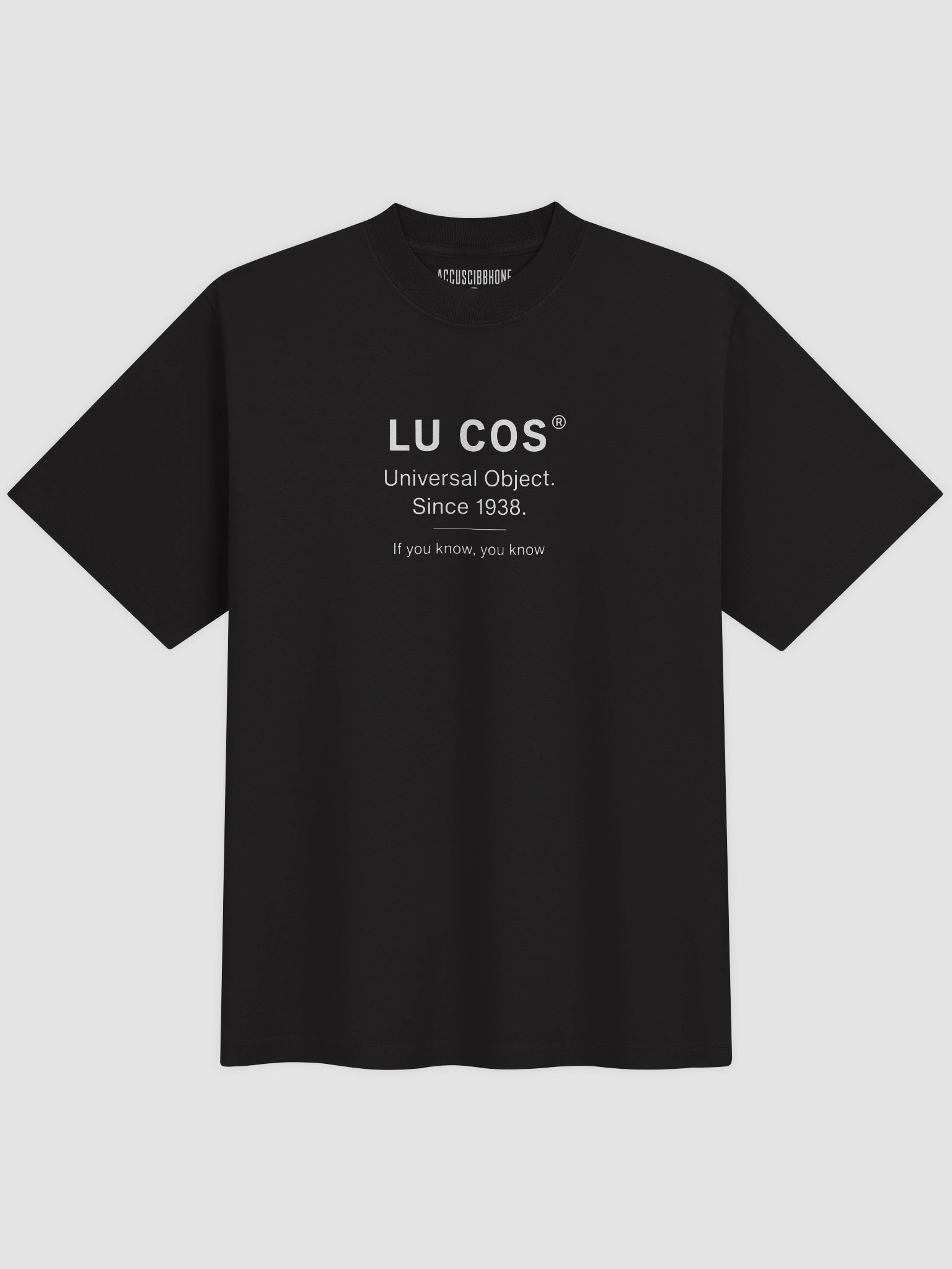 LU COS® — Universal Object Tee product image (1)
