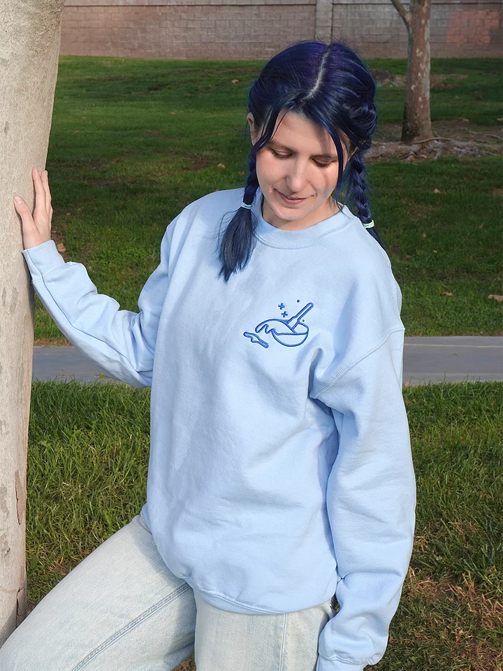 The Amateur Embroidered Sweater (Blue) product image (2)