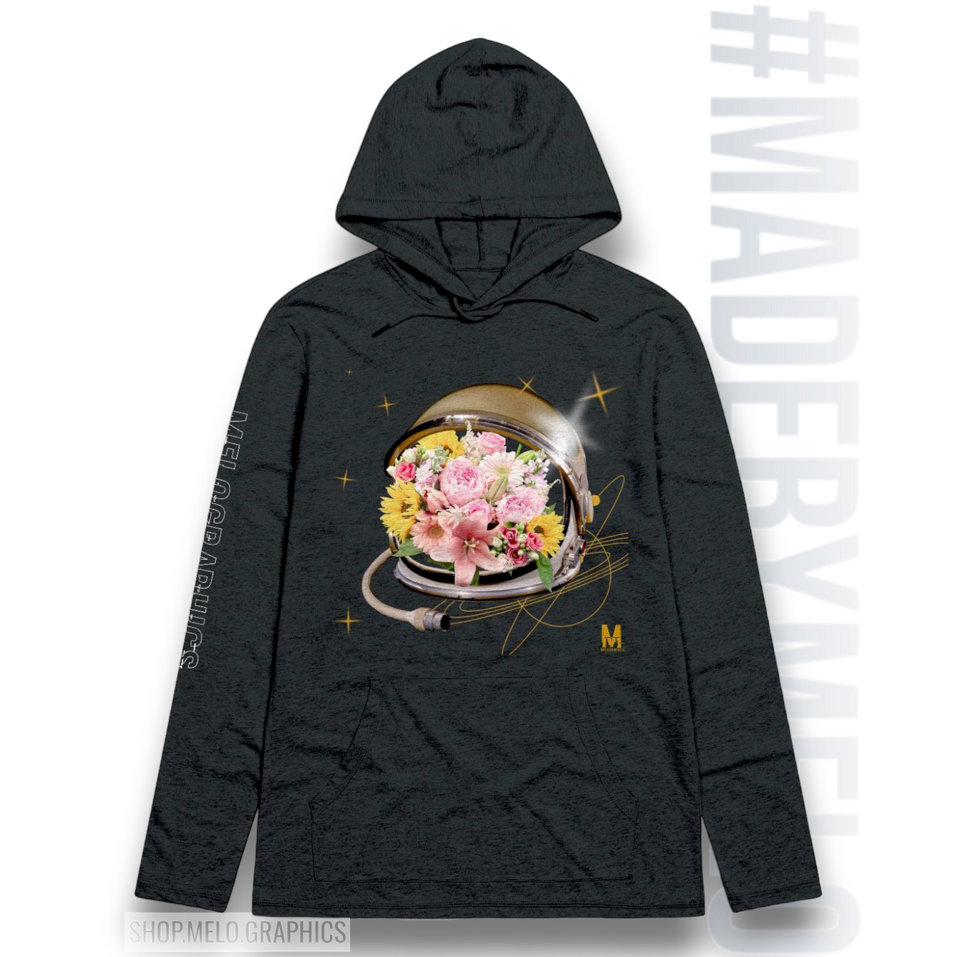 Floral Flyer - Premium Lightweight Hoodie | #MadeByMELO product image (1)