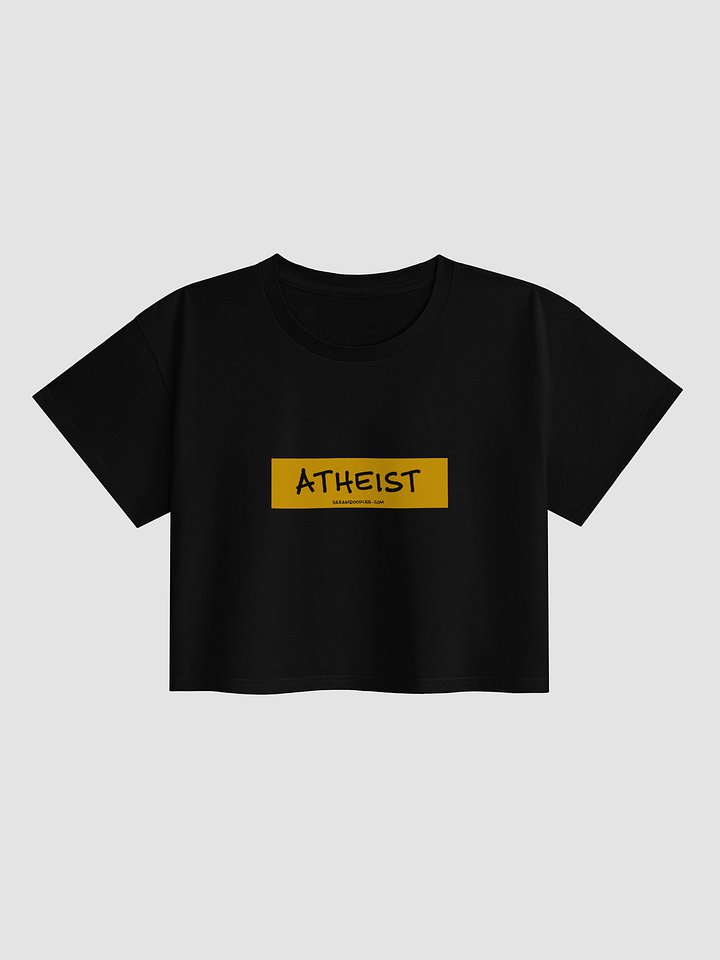 Atheist Crop T-Shirt product image (1)