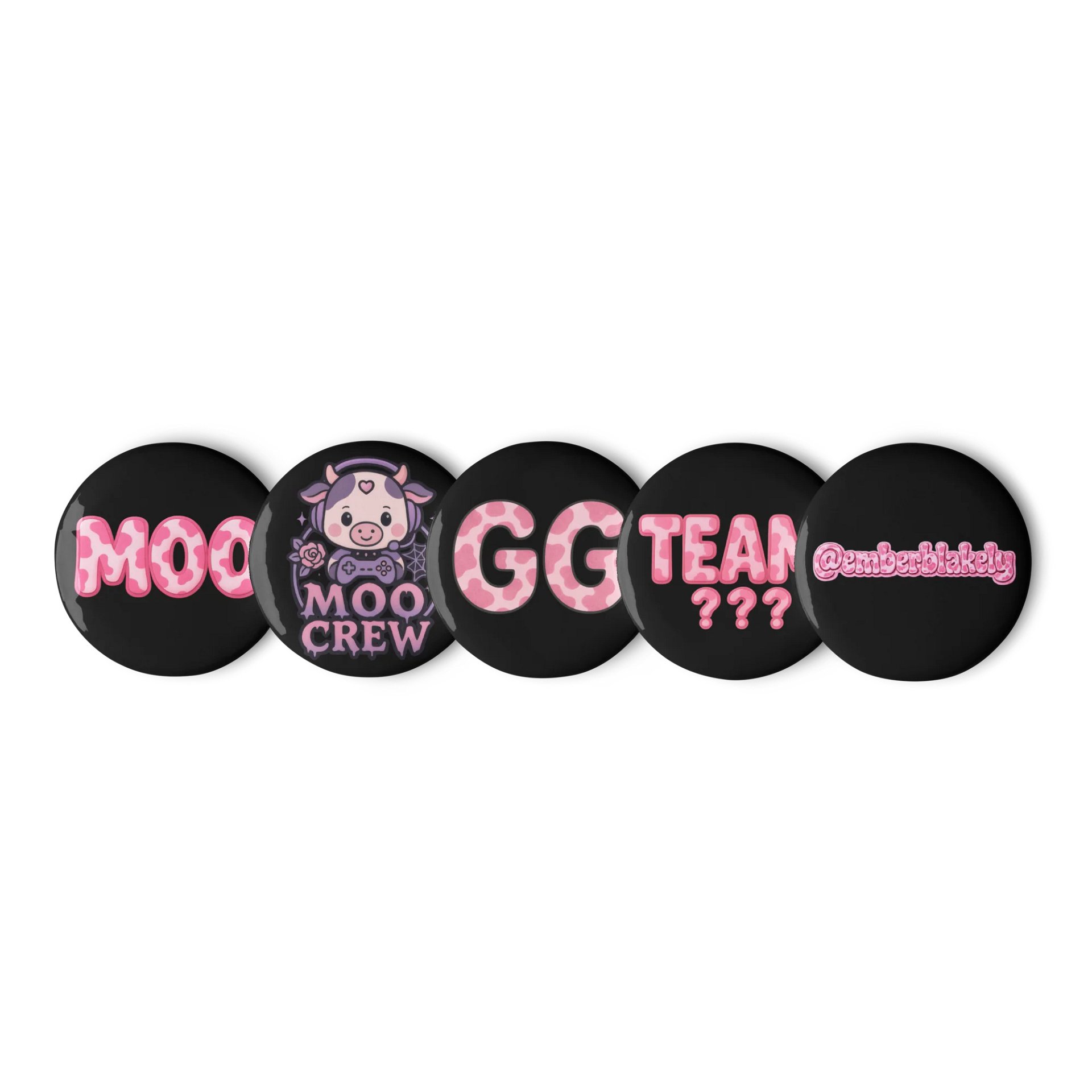 MOO-tiful Pin Buttons Set product image (1)