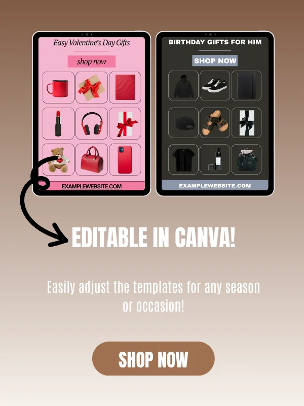 Affiliate & Gift Guide Canva Templates for LTK, ShopMy & Pinterest product image (8)