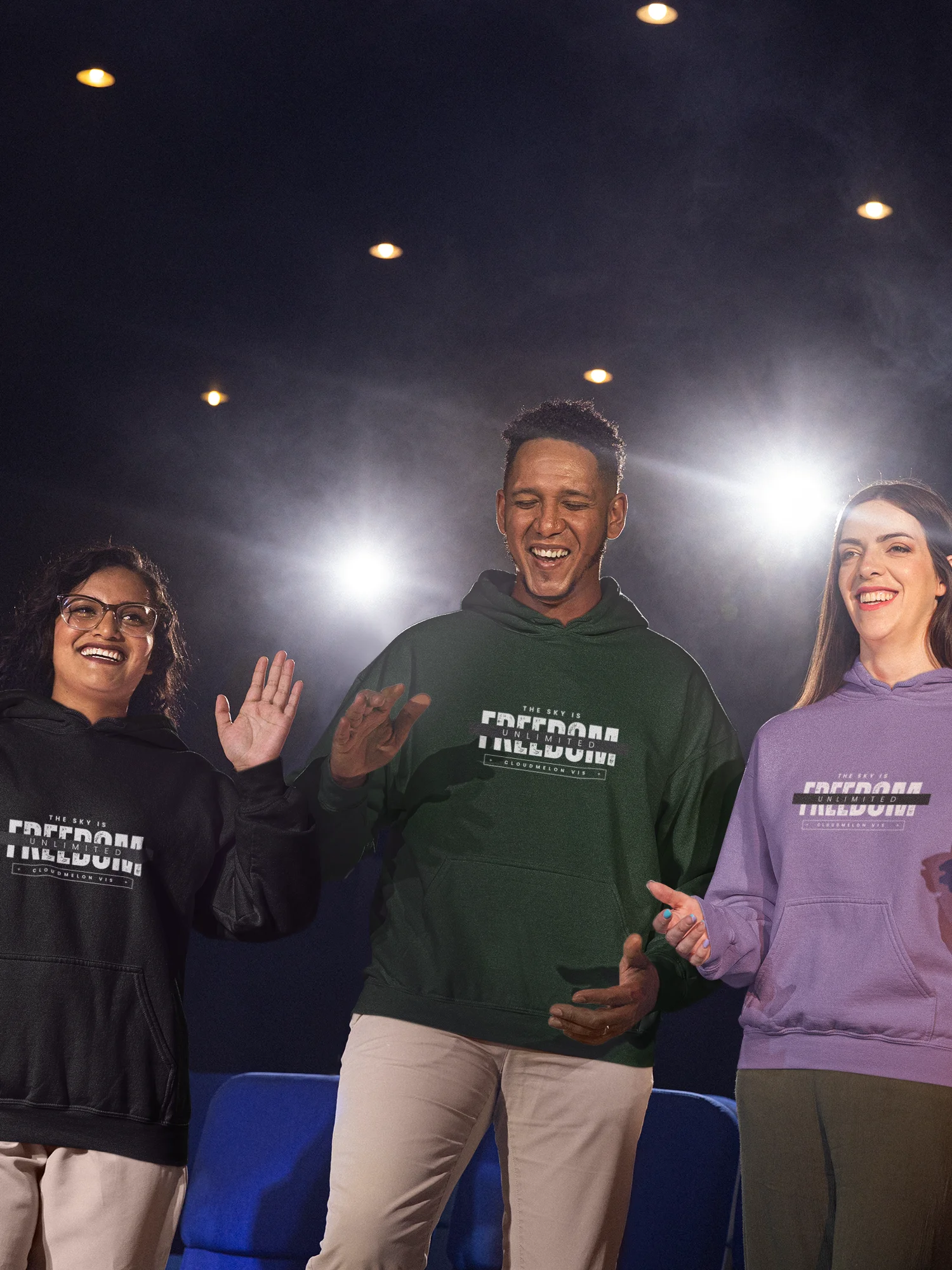 Freedom Independent Premium Hoodie - CloudMelon Vis product image (7)