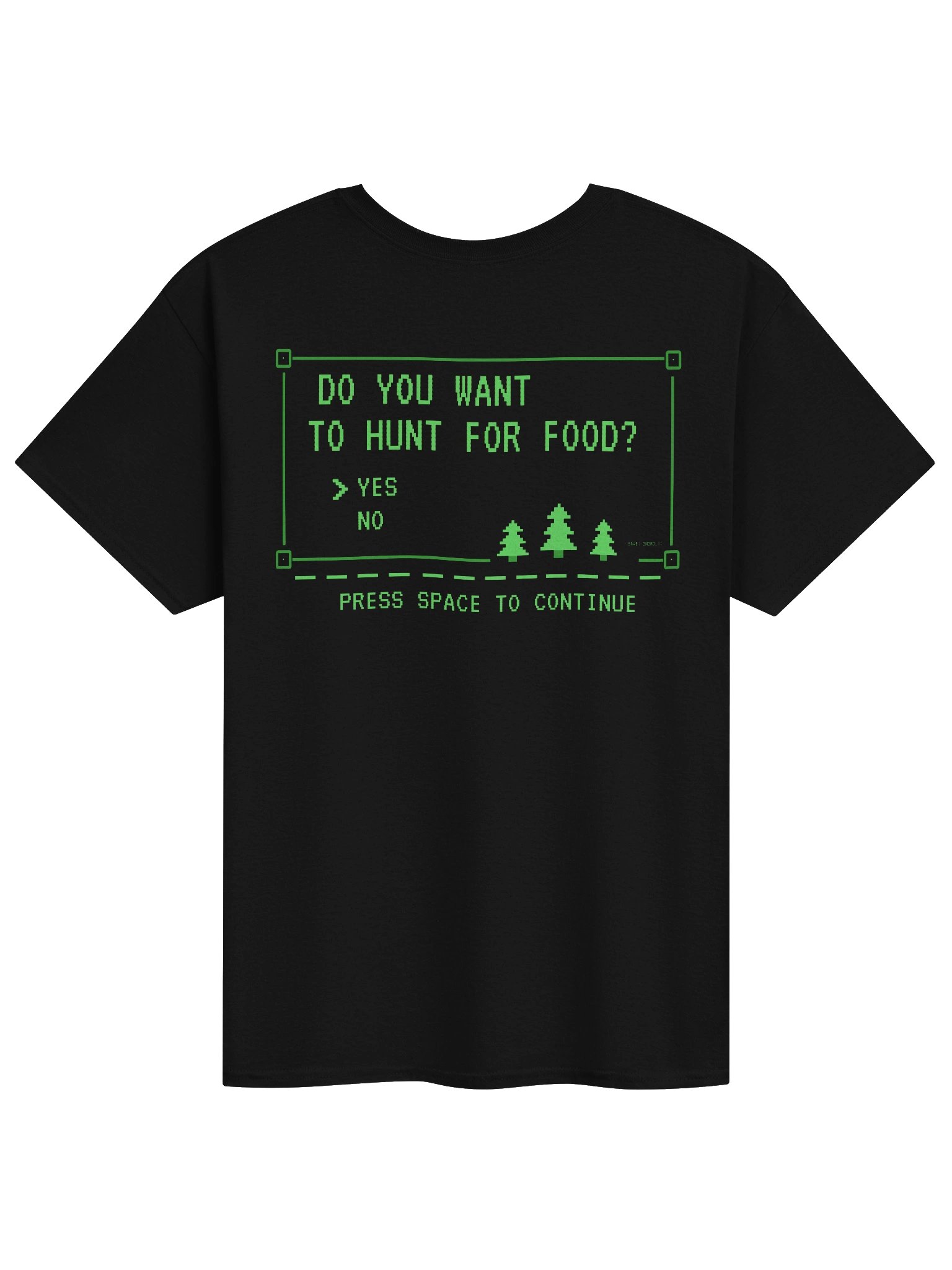 Power Saving Mode: Hunt for Food Retro Tee product image (2)