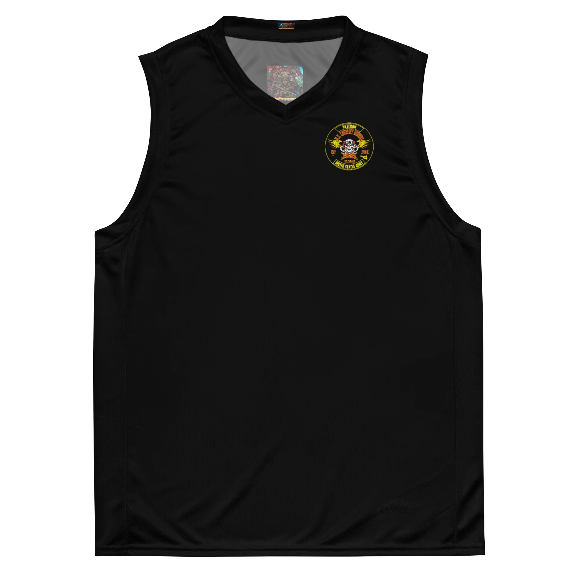 U.S. Cavalry Riders Skull Basketball Jersey product image (2)