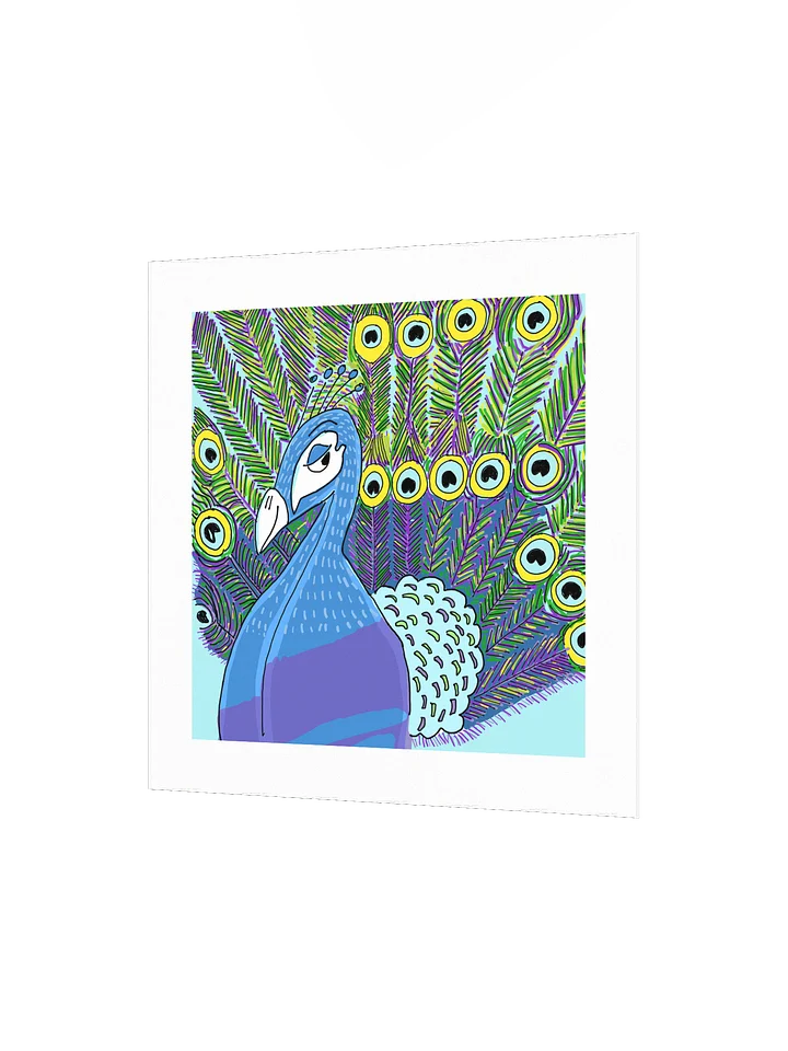 "Peacock in the building" Print product image (8)