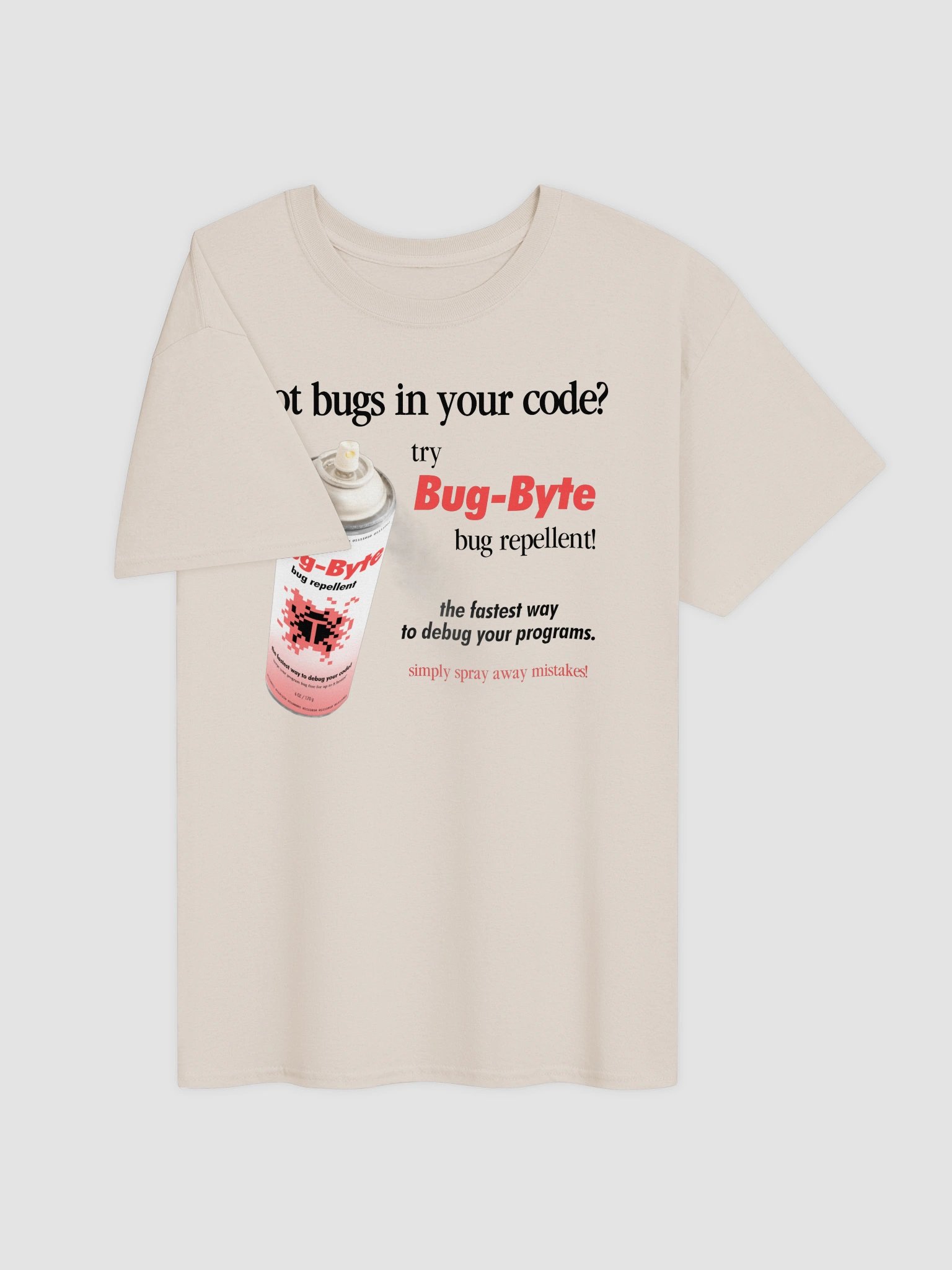 "Bug-Byte" Debug spray T-shirt - variant product image (3)