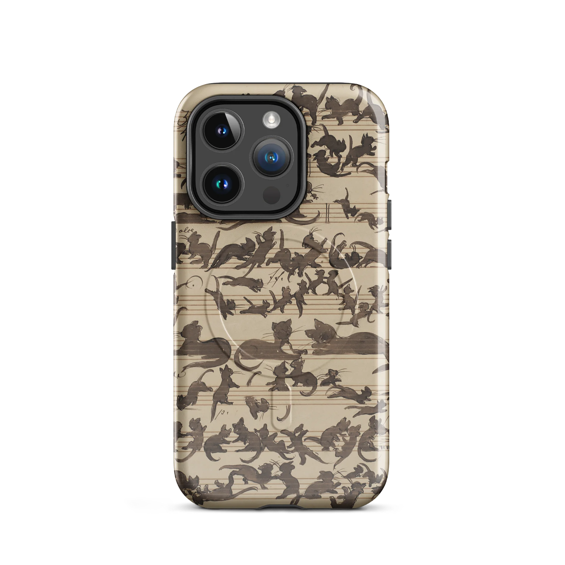 Cat Symphony iPhone® MagSafe® Tough Case product image (37)