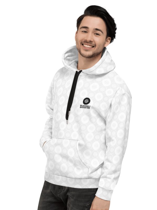 BBB All Over Print White Hoodie product image (8)
