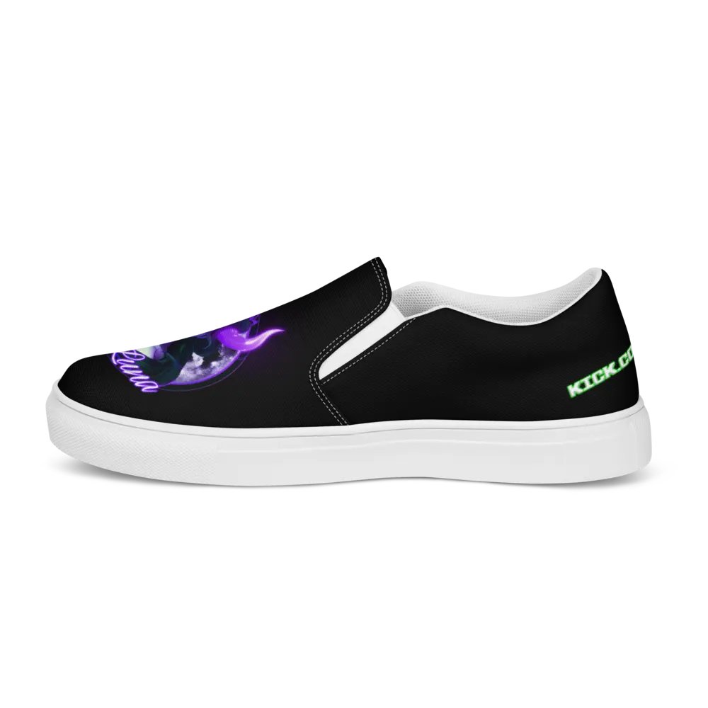 DeviLuna Black Slip-On Shoes product image (7)
