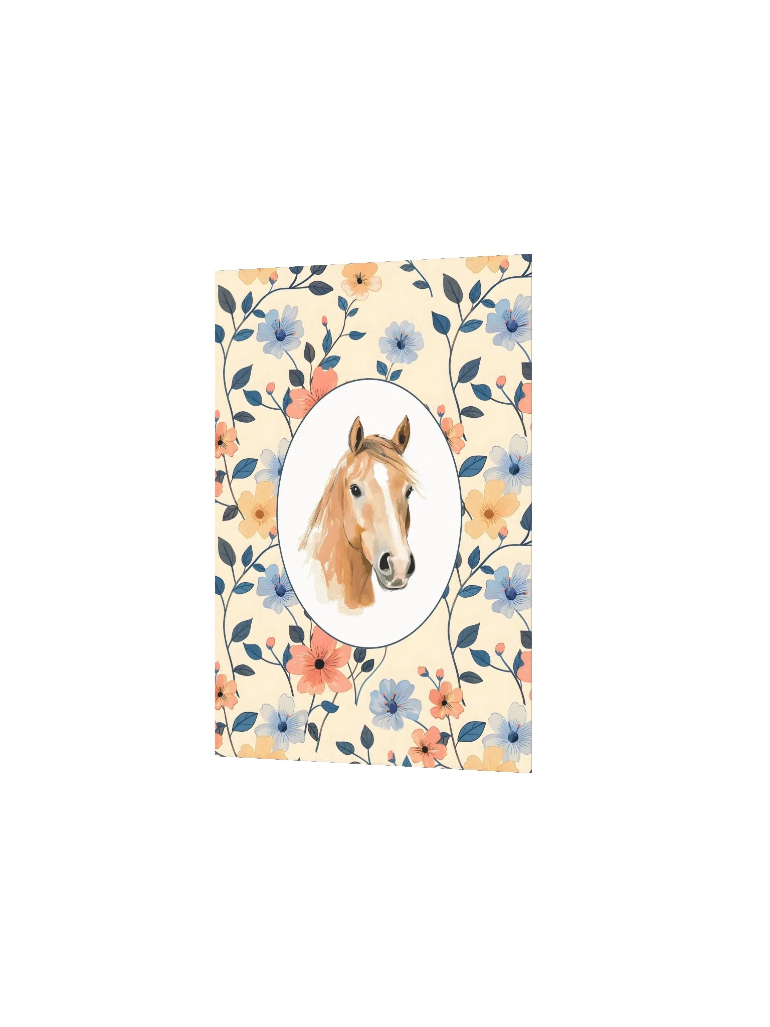 Horse on Boho Wildflower Pattern product image (5)