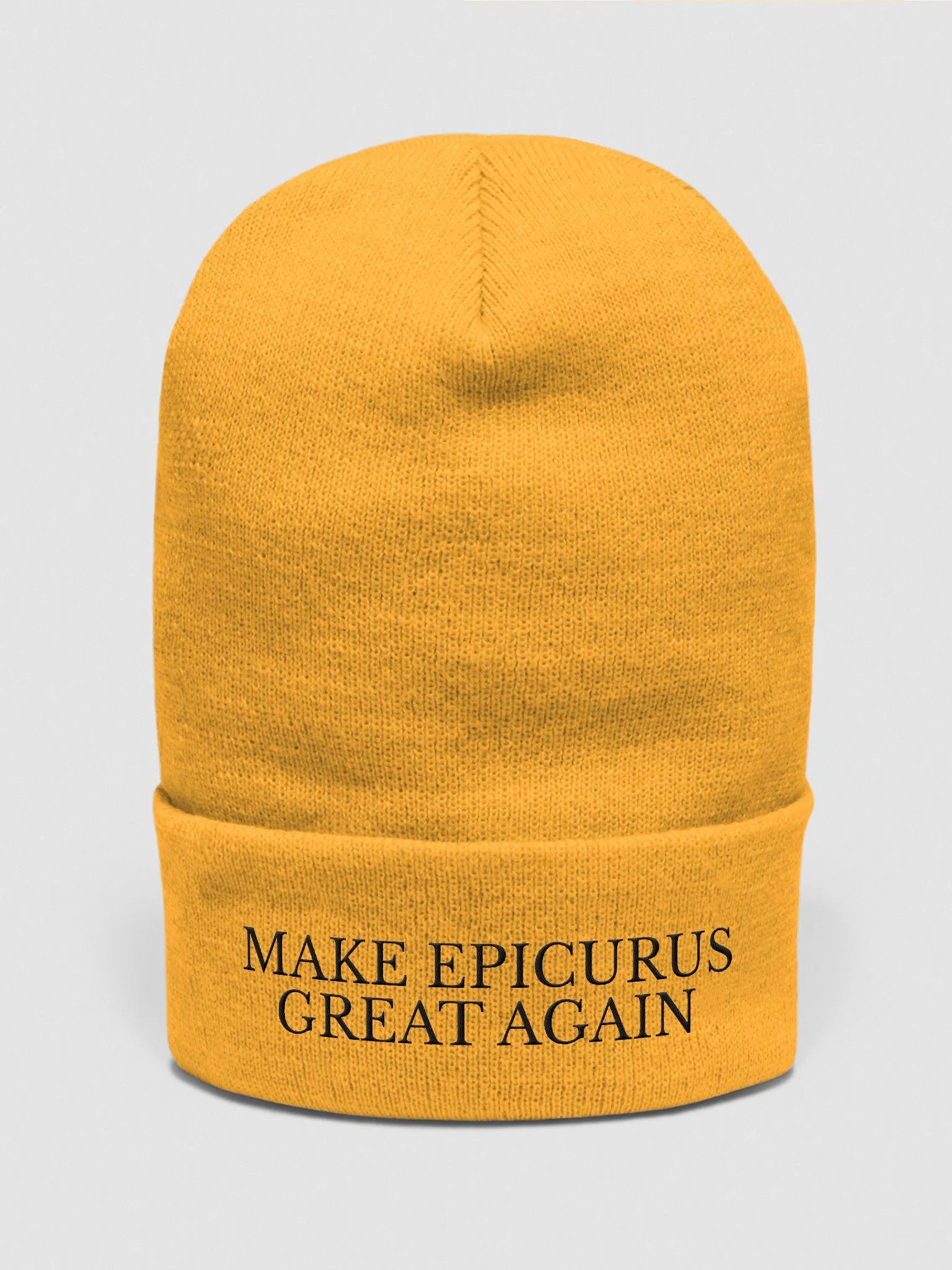 Make Epicurus Great Again (Cuffed Beanie LIGHT) product image (3)